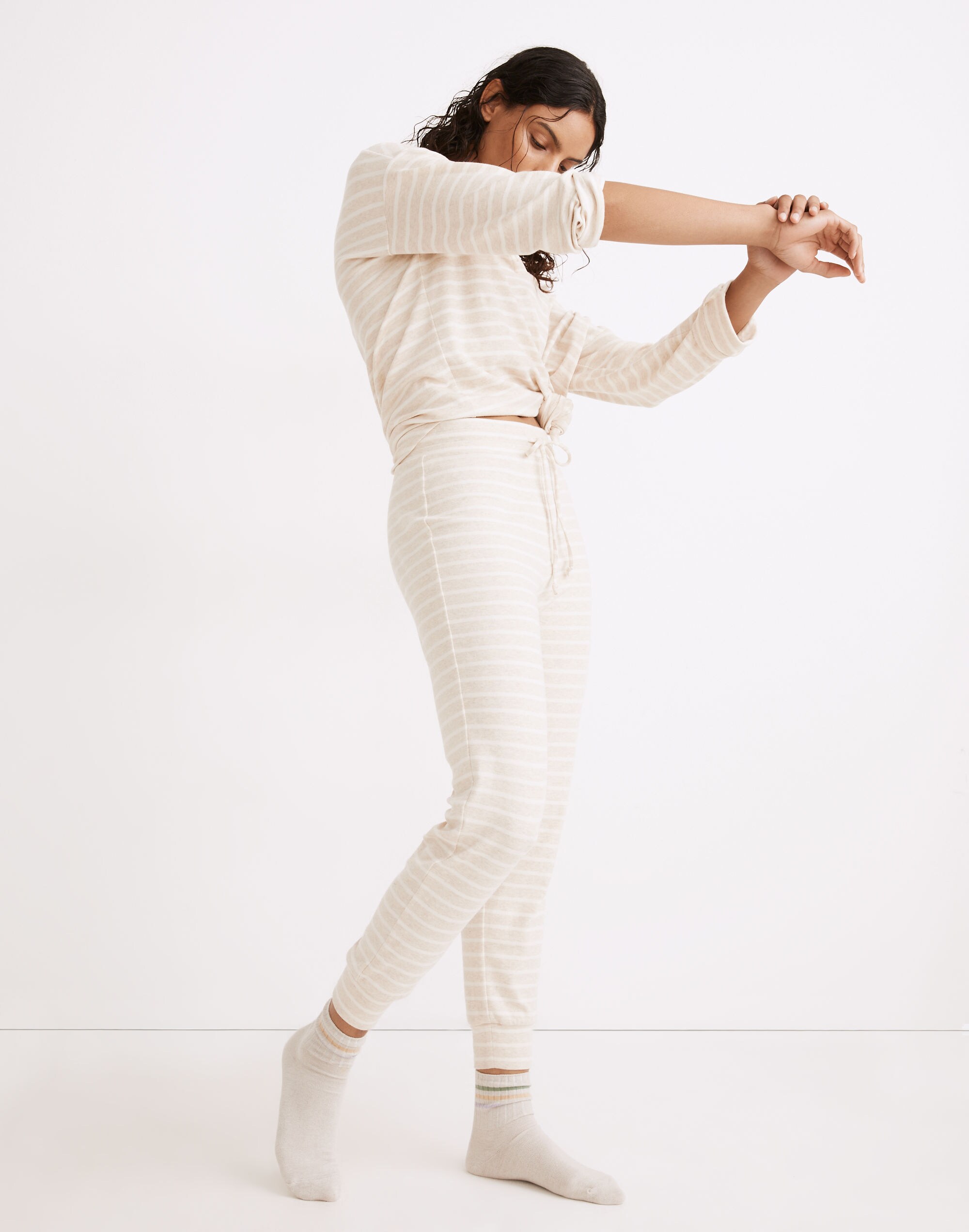 MWL Breeze Slim Joggers in Adee Stripe