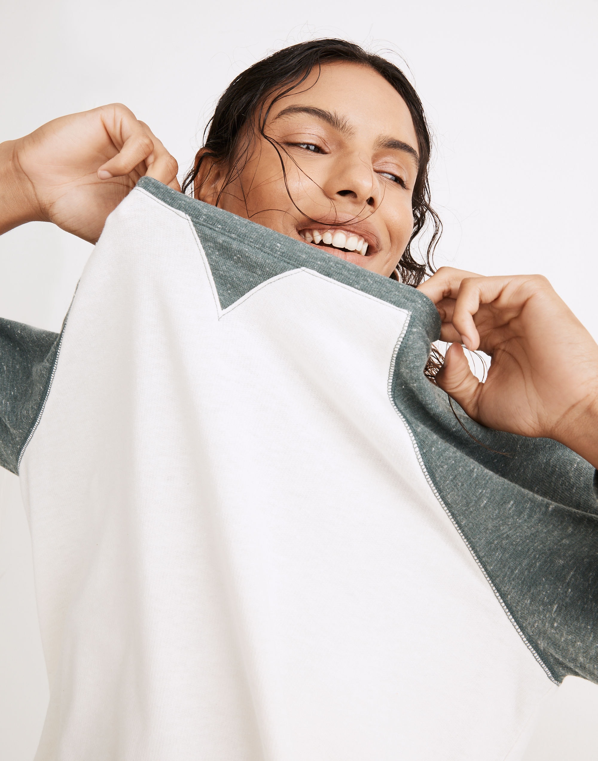 MWL Skyterry Baseball Tee in Colorblock