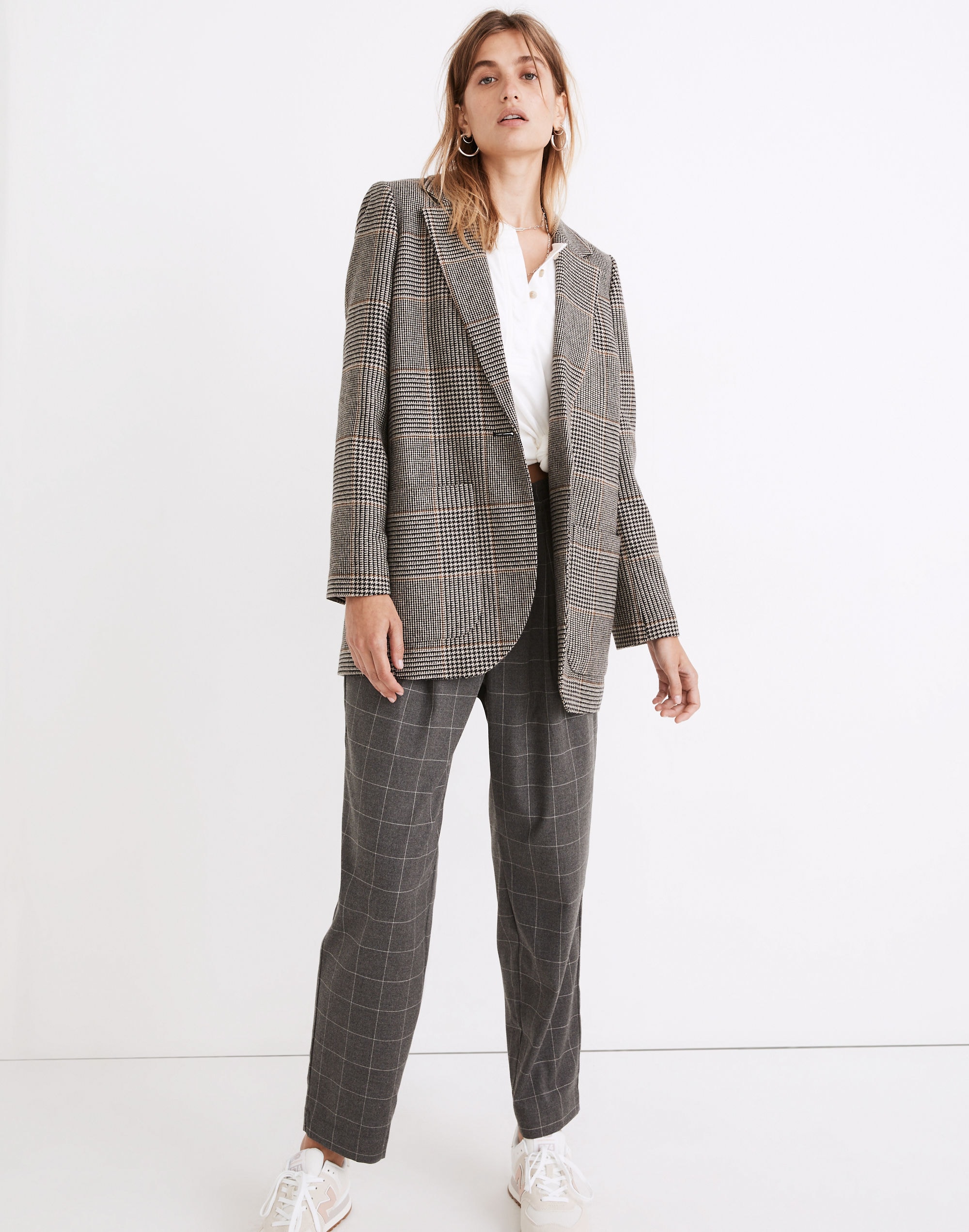 Larsen Blazer in Glen Plaid