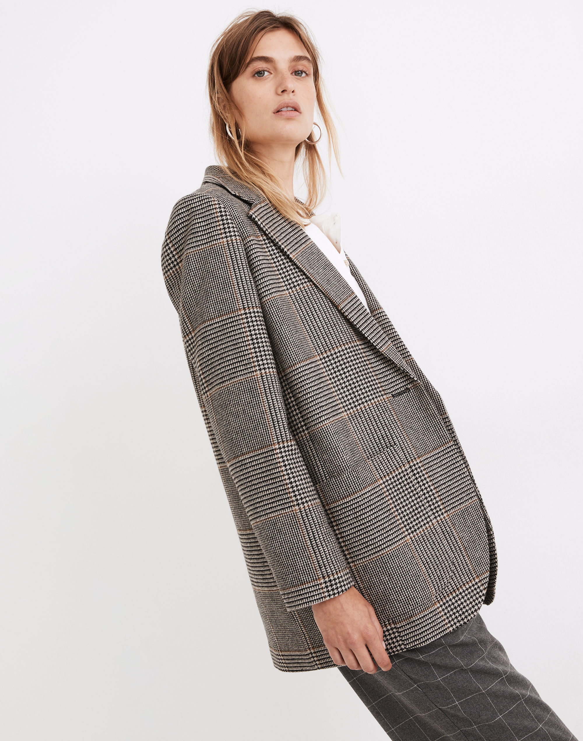 Larsen Blazer in Glen Plaid