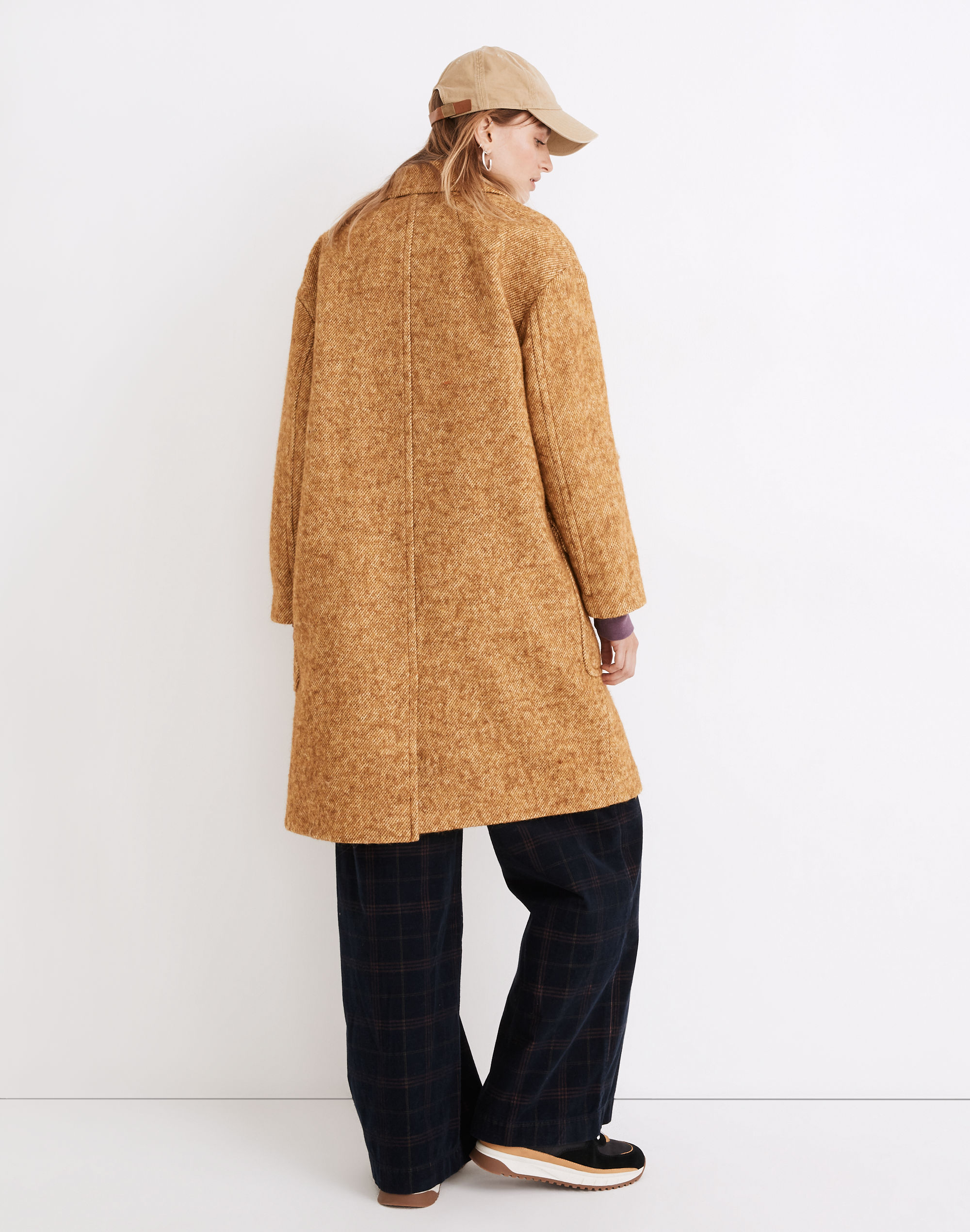 Averdon Coat in Boucl&eacute; Fabric