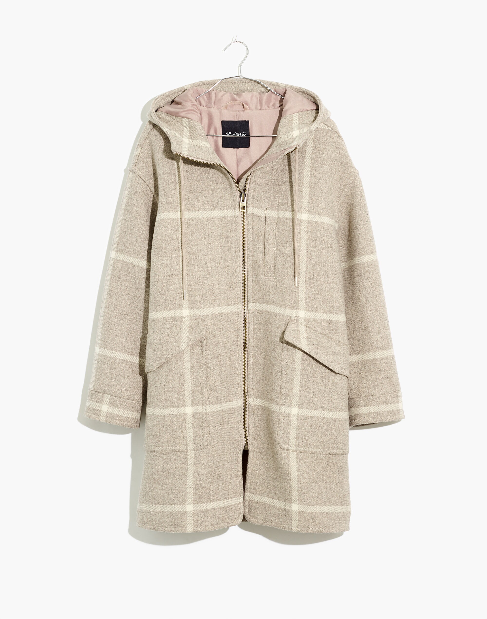 Windowpane Lynnford Coat in Undyed Insuluxe Fabric