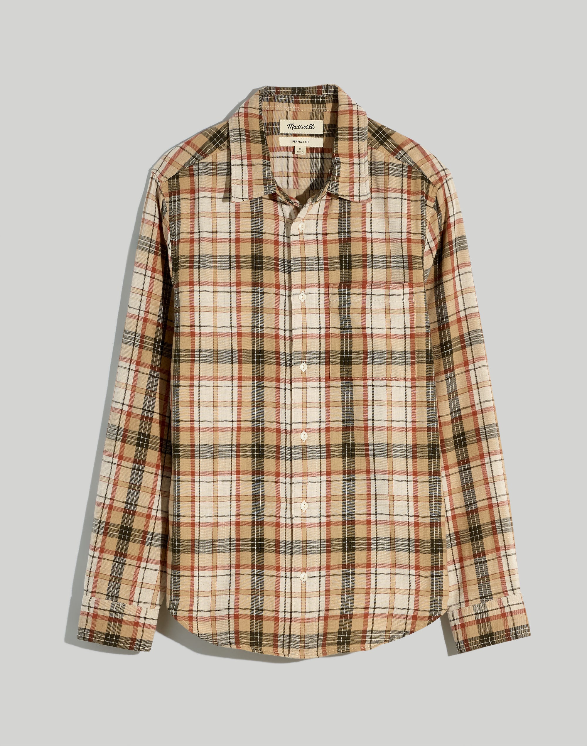 Double-Weave Perfect Long-Sleeve Shirt