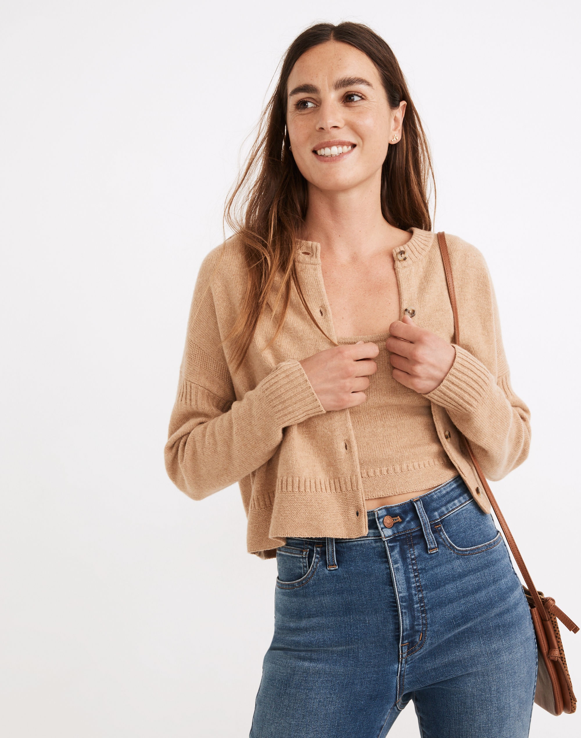 Clemence Cropped Cardigan Sweater