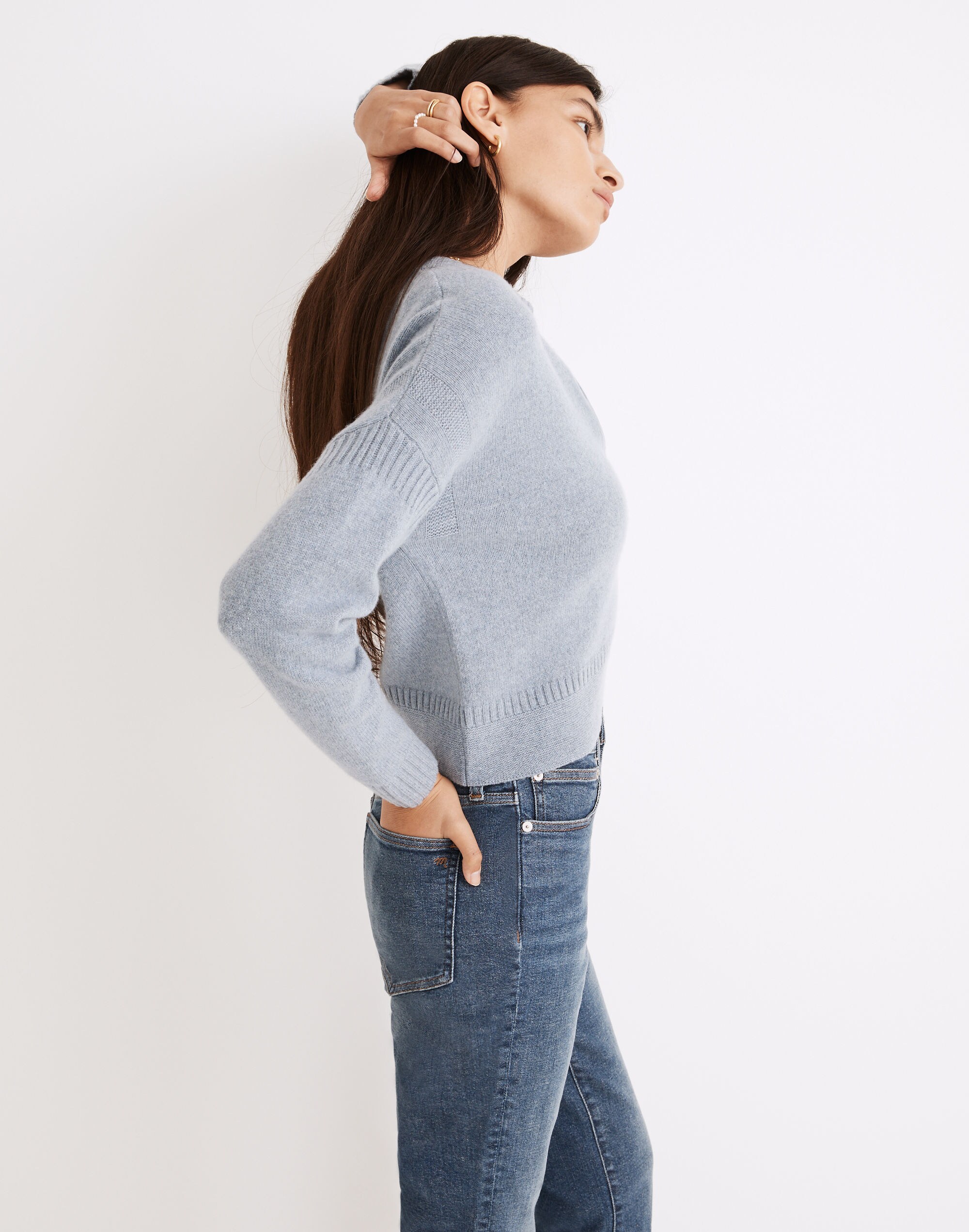 Clemence Cropped Cardigan Sweater