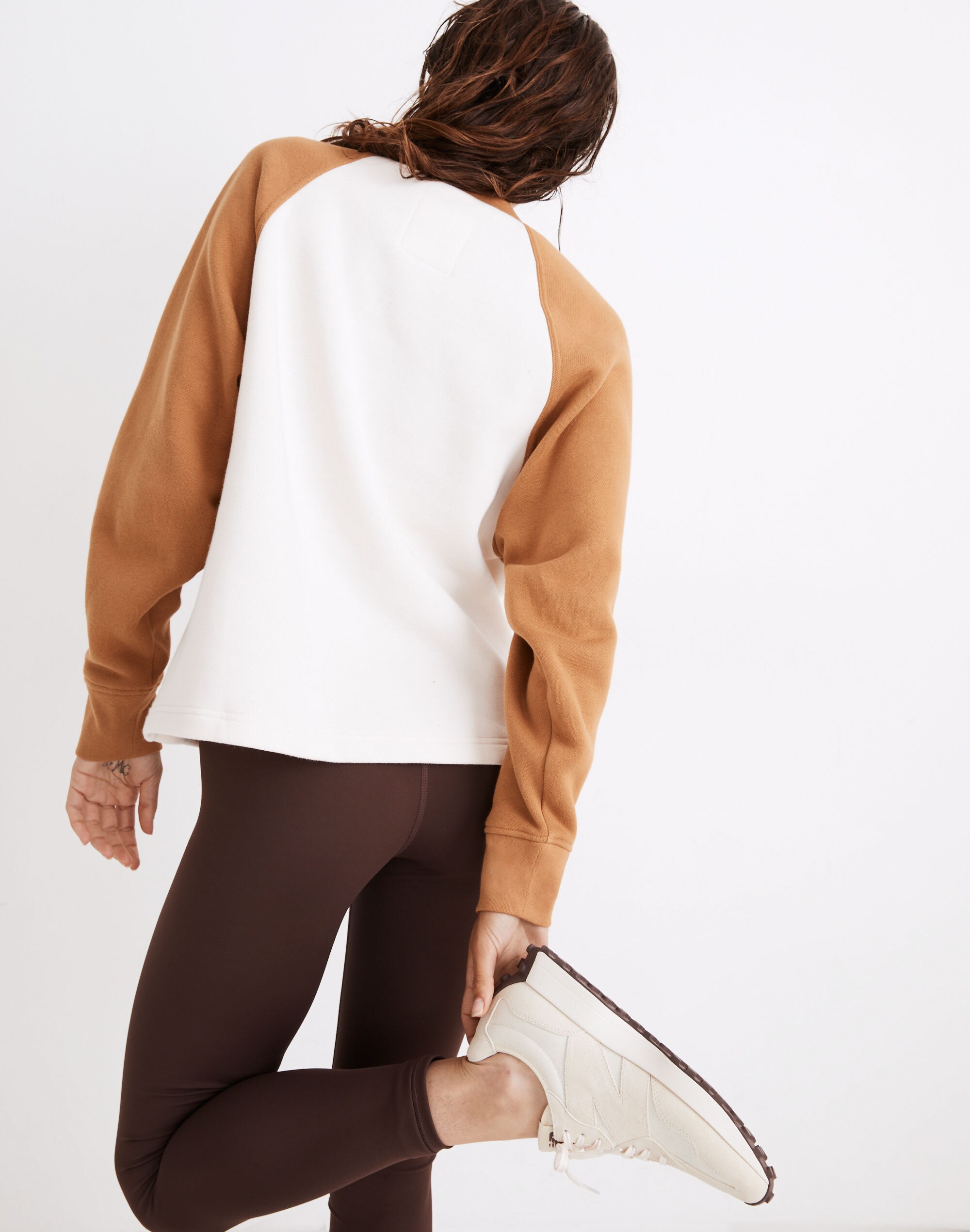 MWL Betterterry Henley Sweatshirt in Colorblock
