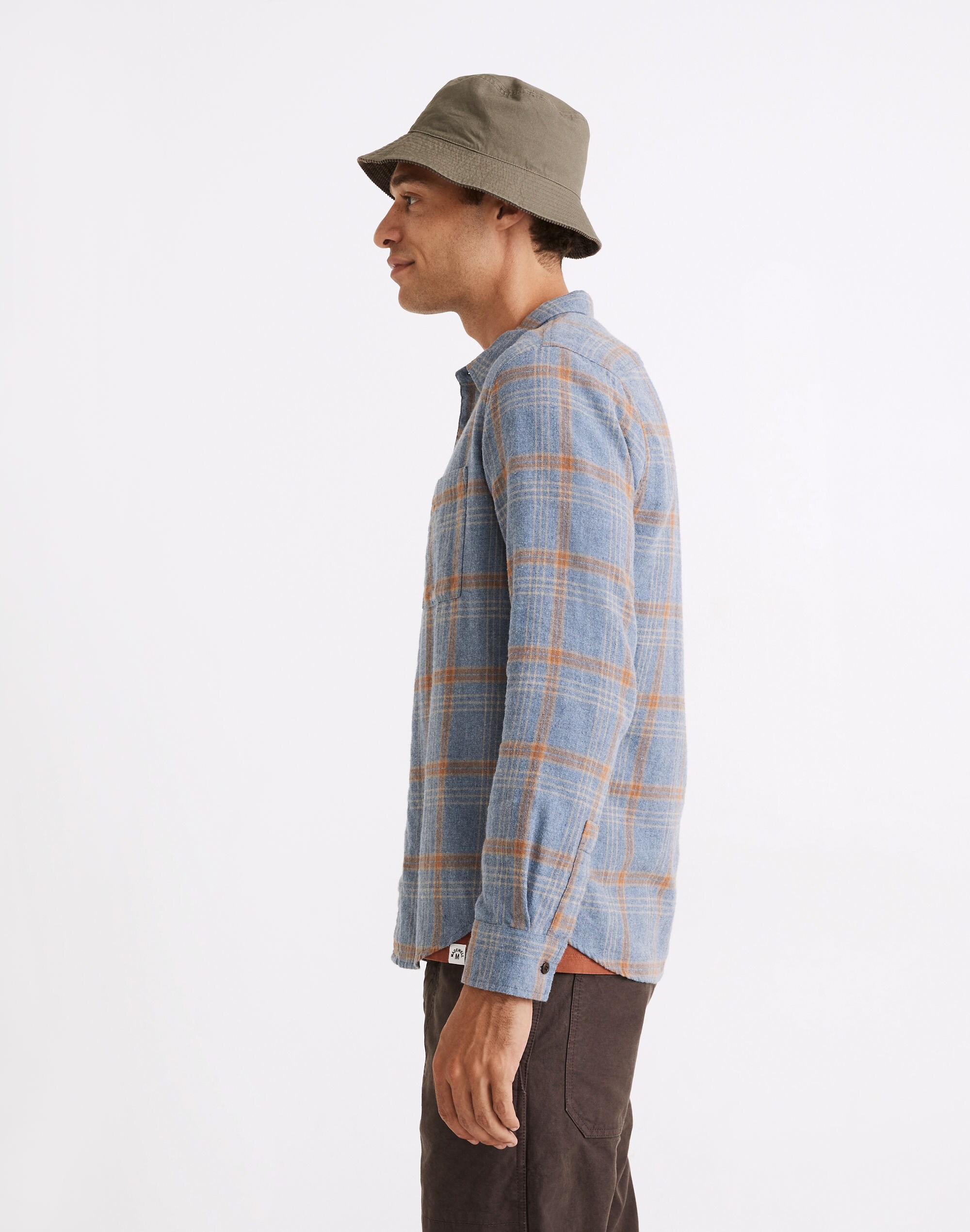 Brushed Twill Perfect Shirt in Plaid