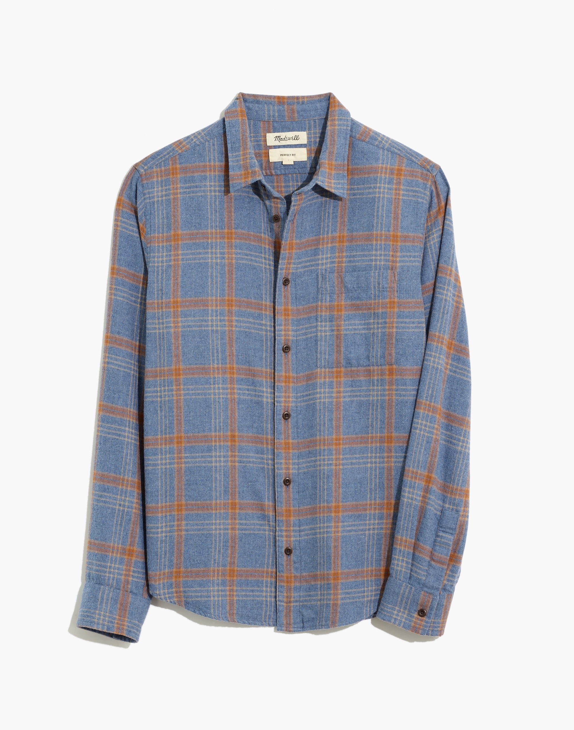 Brushed Twill Perfect Shirt in Plaid