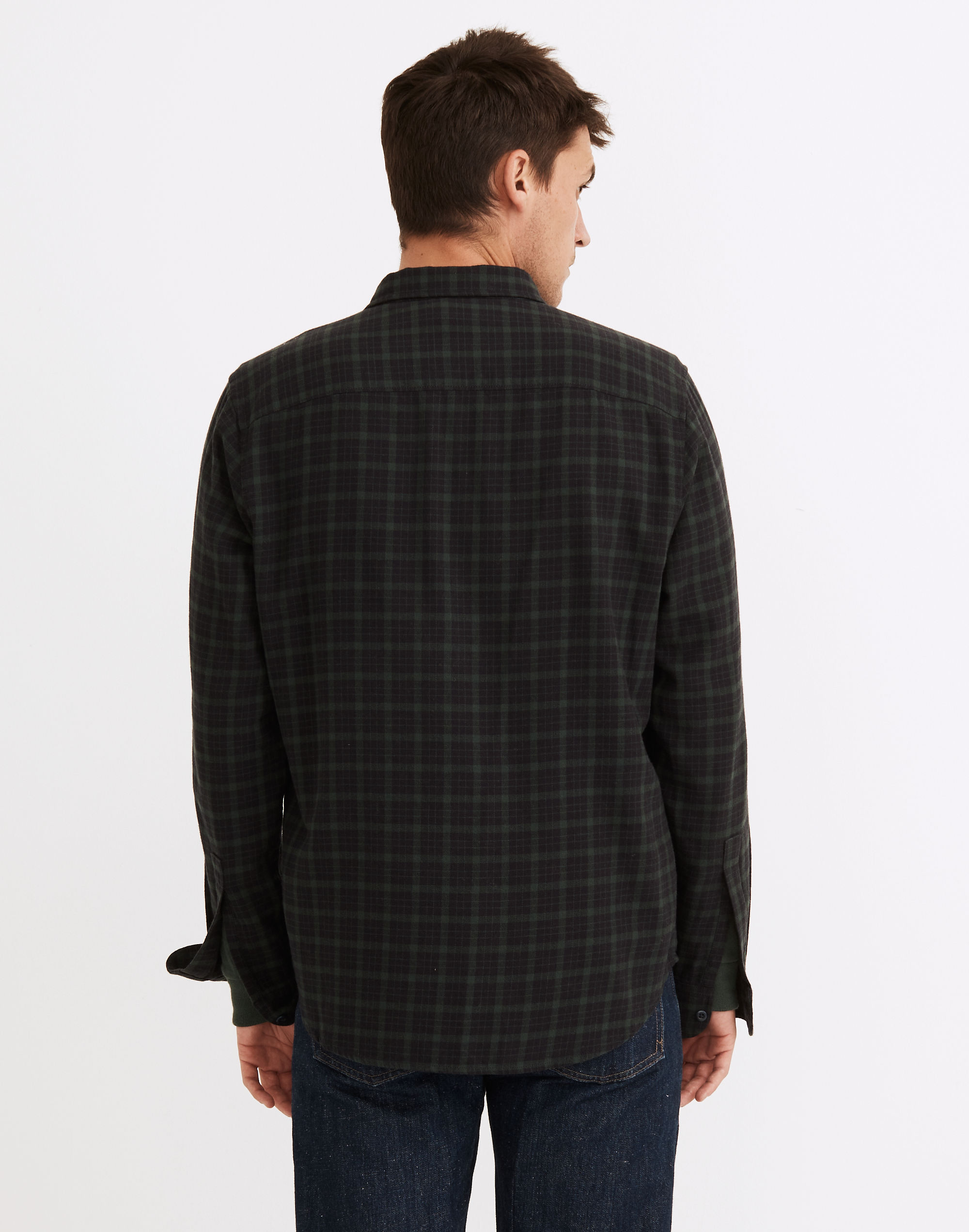 Brushed Twill Perfect Shirt in Plaid