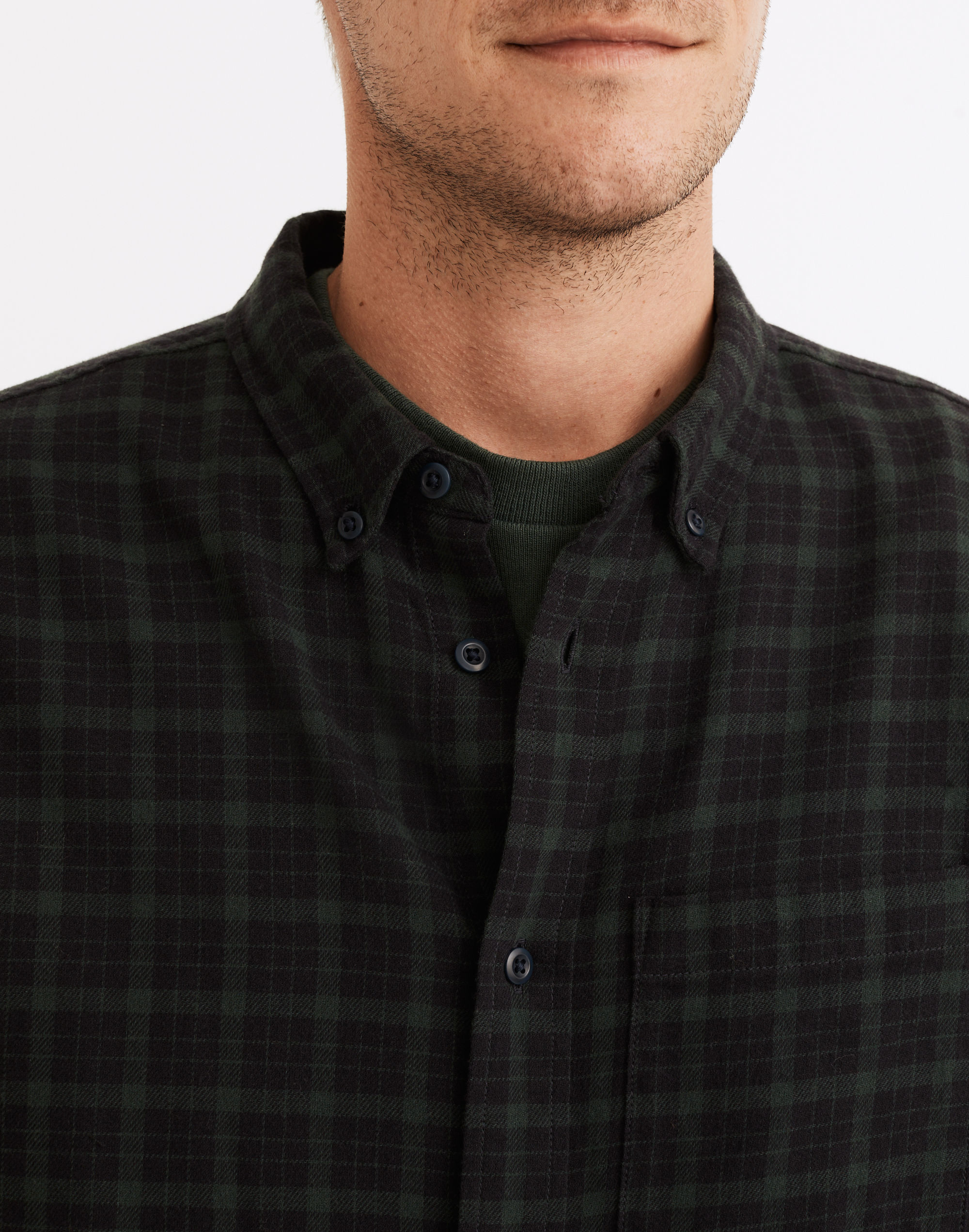 Brushed Twill Perfect Shirt in Plaid