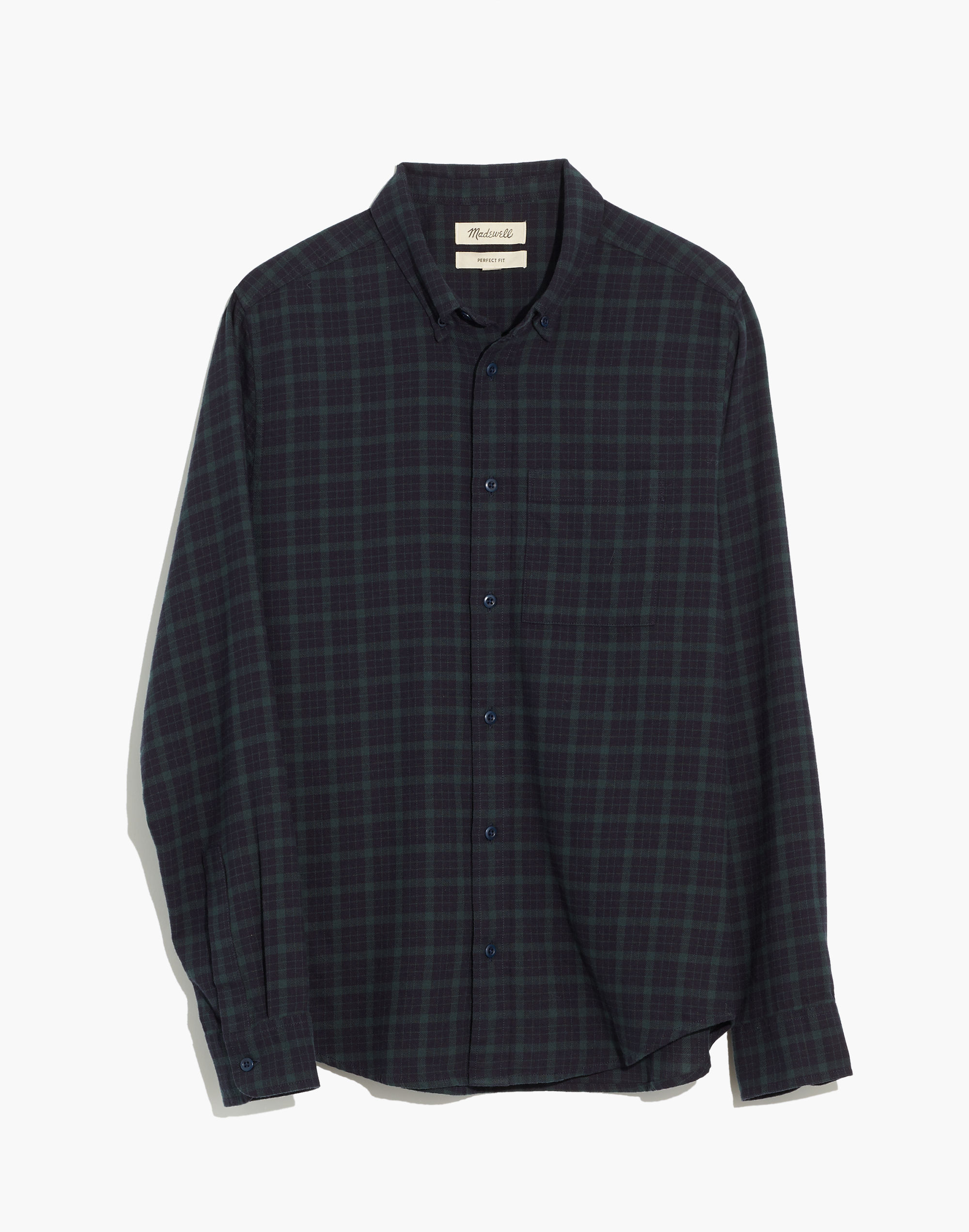 Brushed Twill Perfect Shirt in Plaid