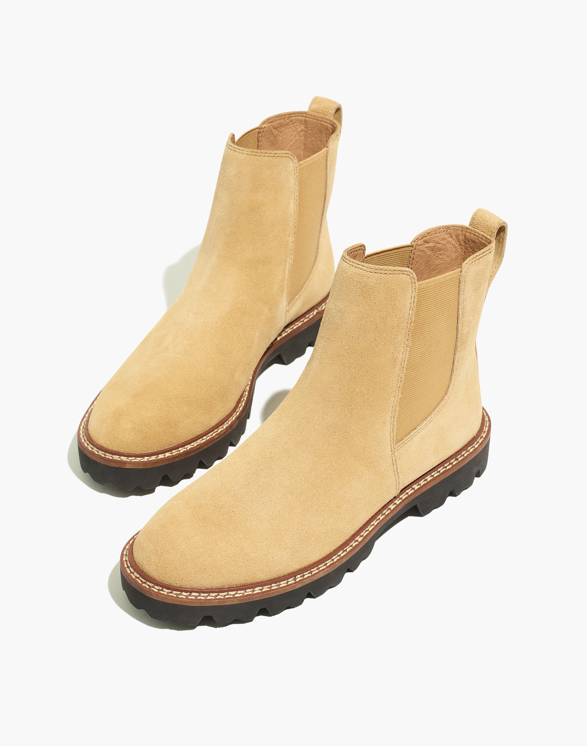 The Citywalk Lugsole Chelsea Boot in Suede