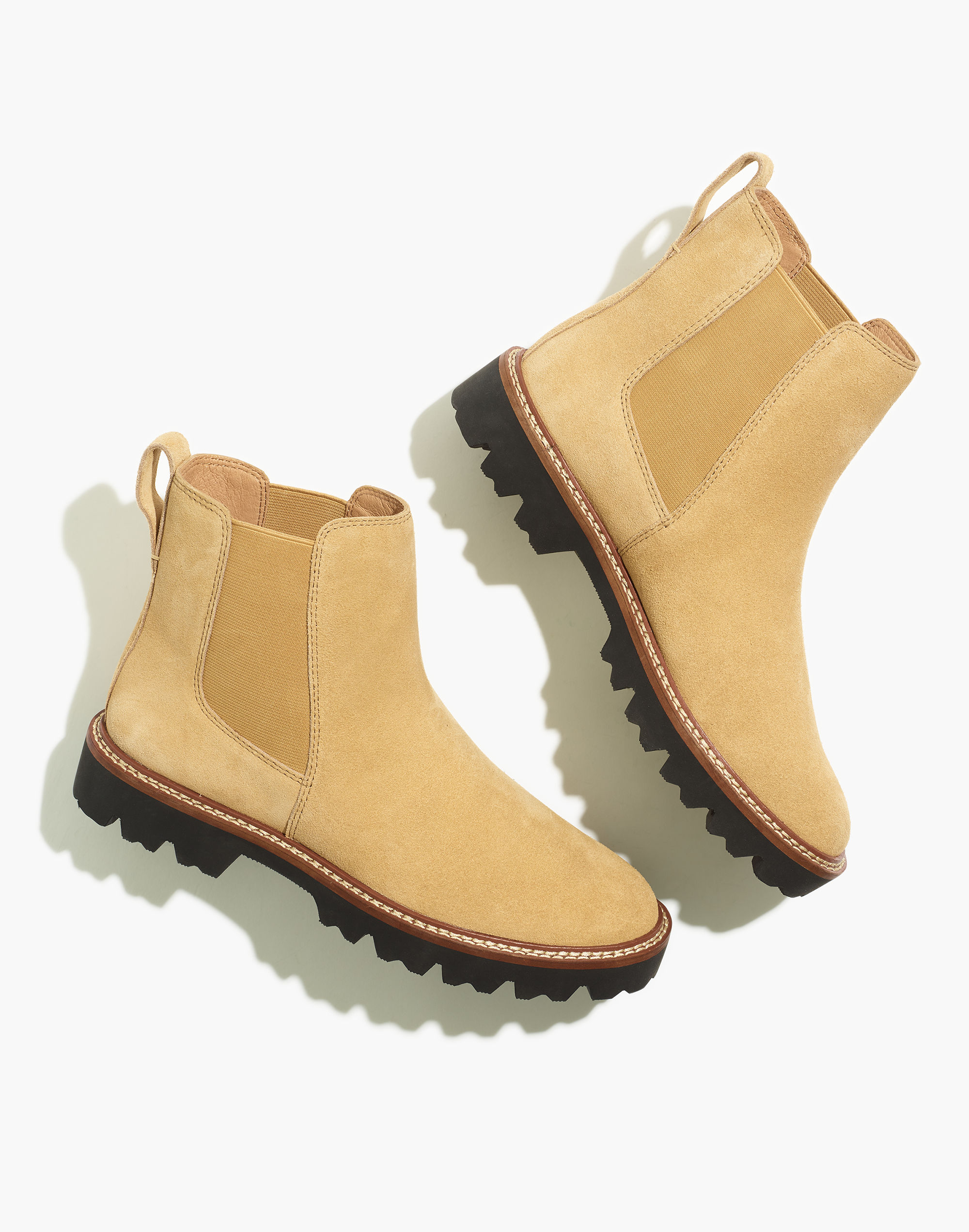 The Citywalk Lugsole Chelsea Boot in Suede