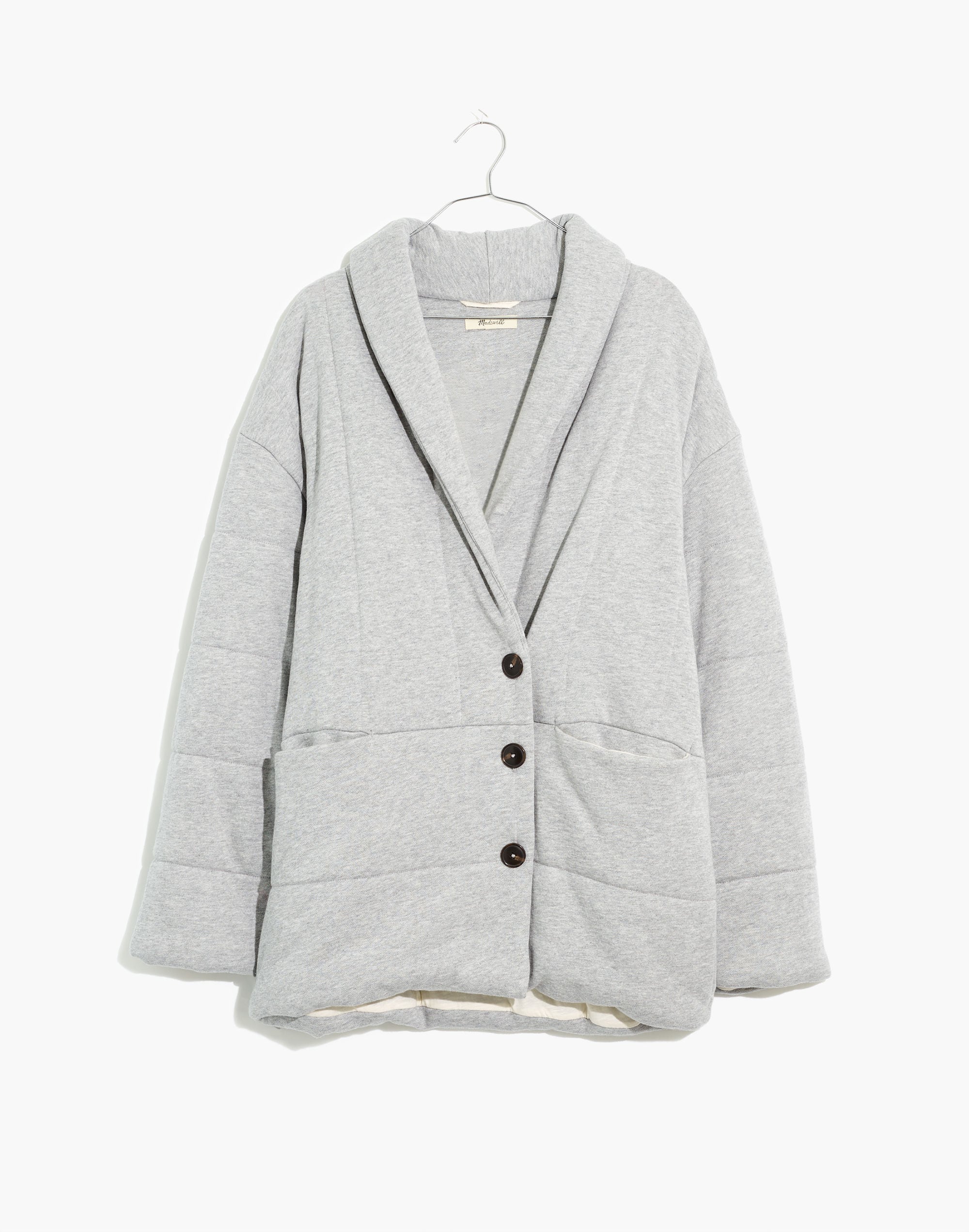 Sweatshirt Puffer Coat