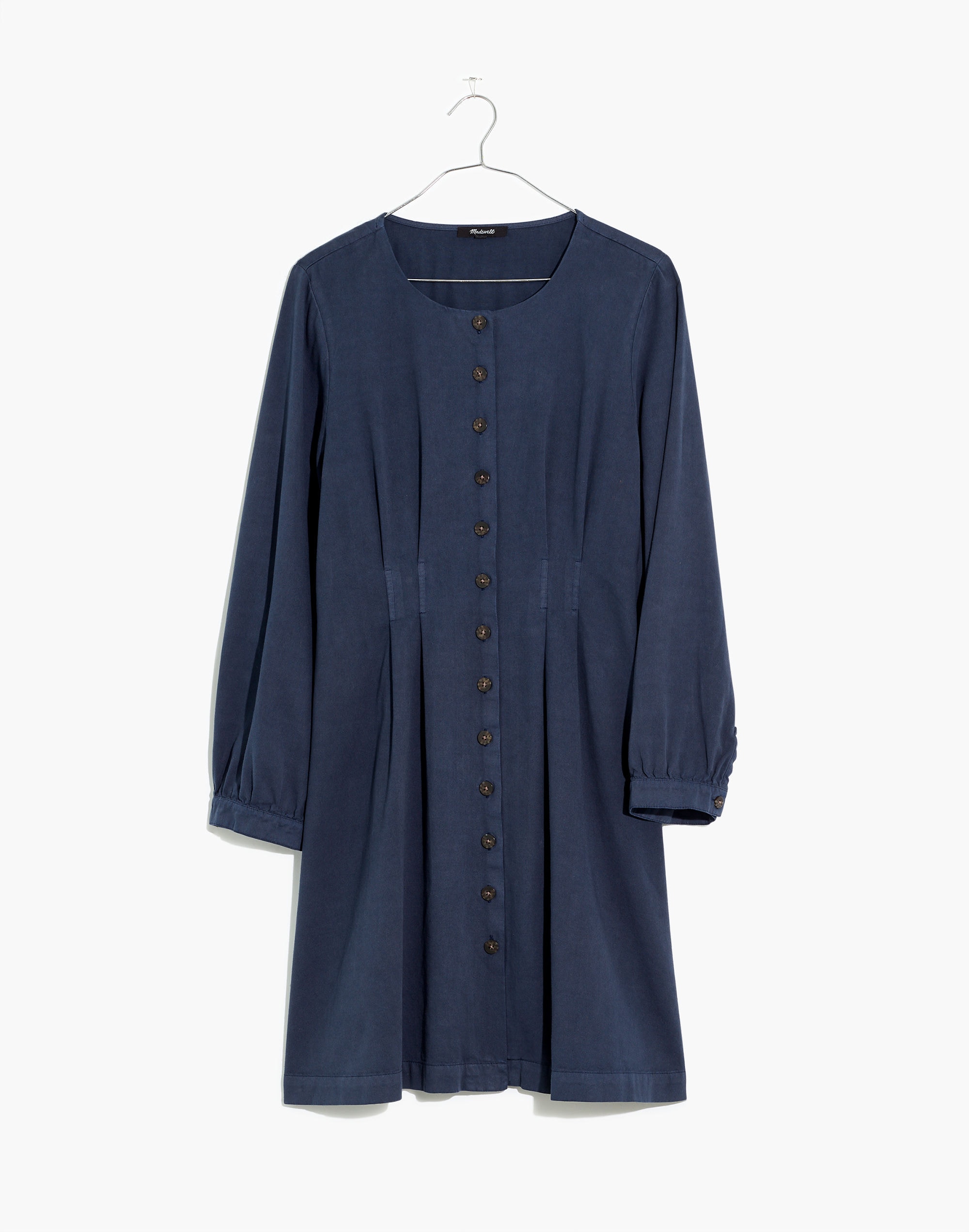 (Re)sponsible Long-Sleeve Button-Front Mini Dress