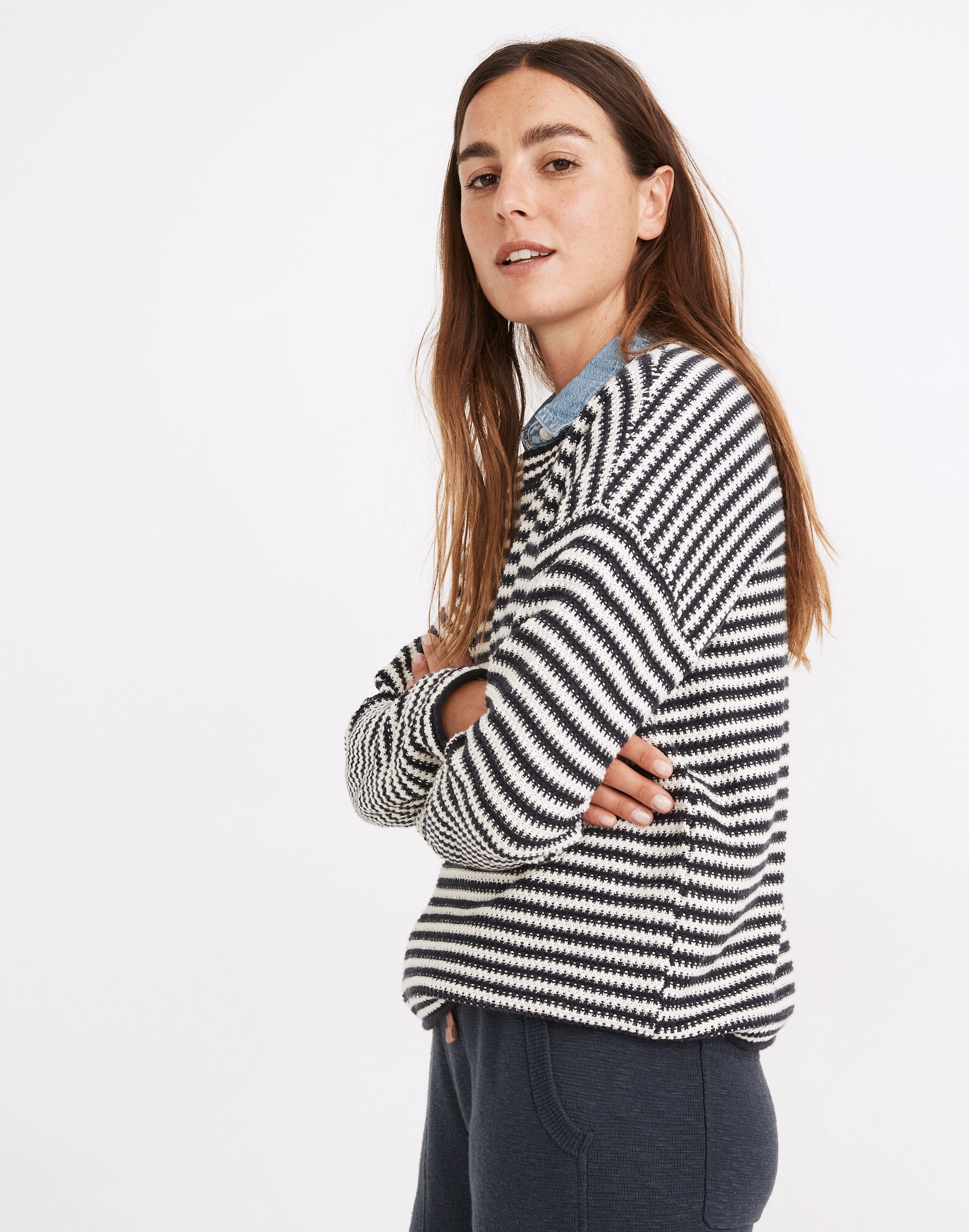 Seagrove Pullover Sweater in Stripe