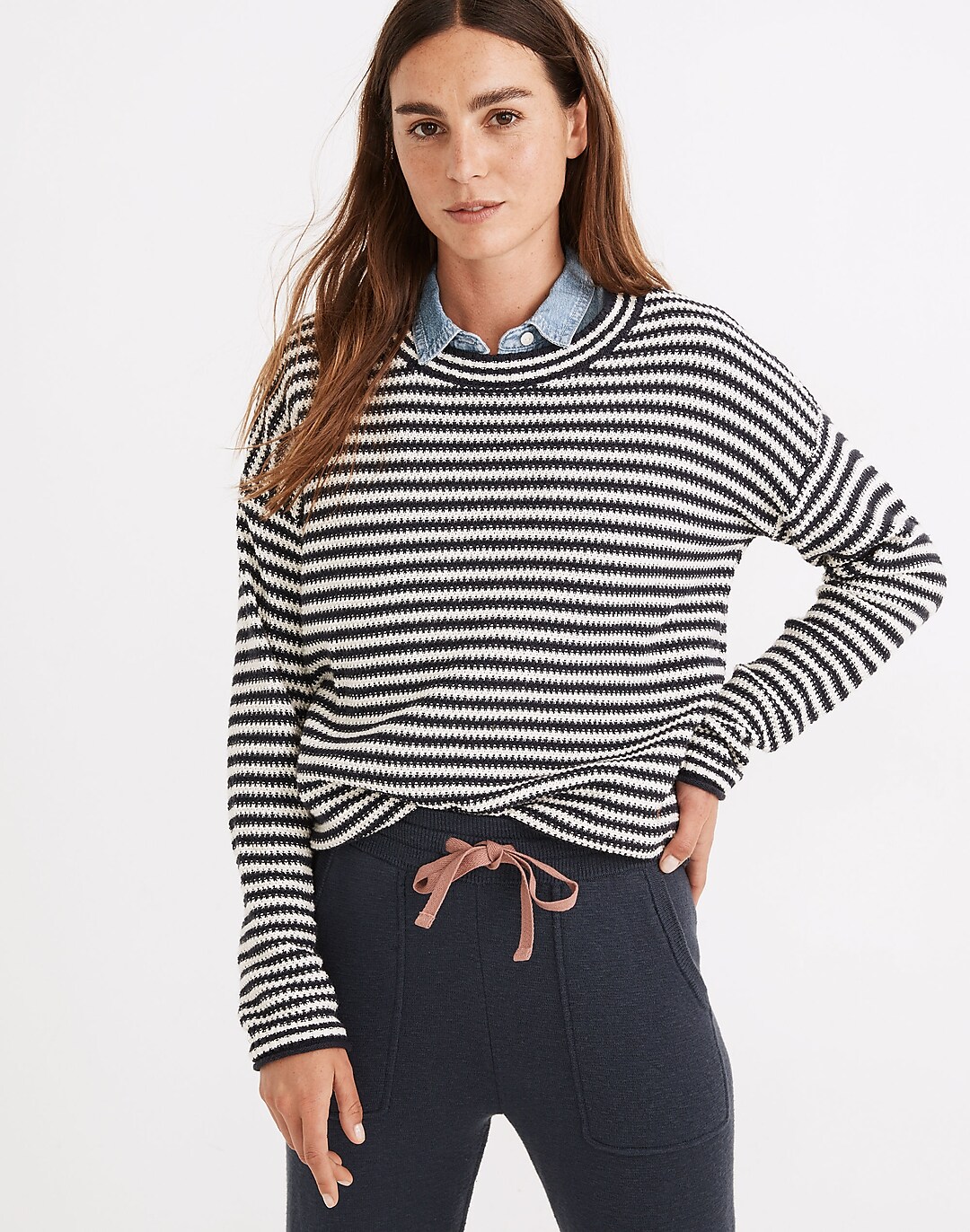 Seagrove Pullover Sweater in Stripe