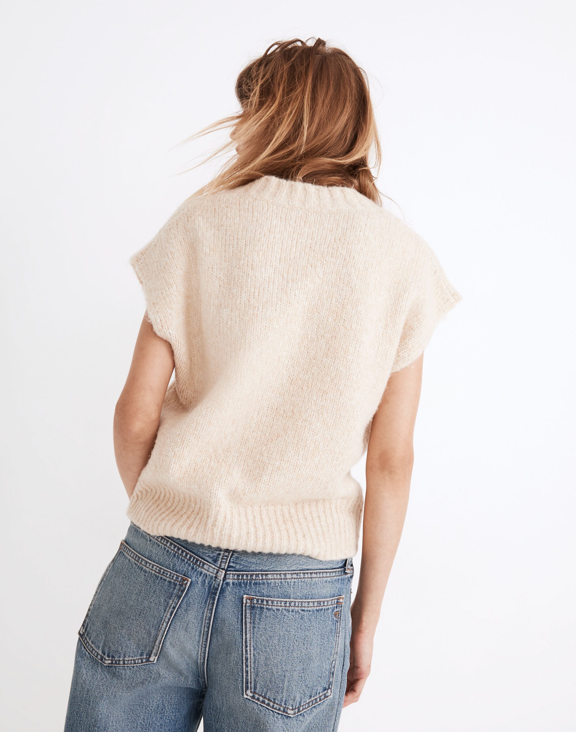 Cropped Sweater Vest