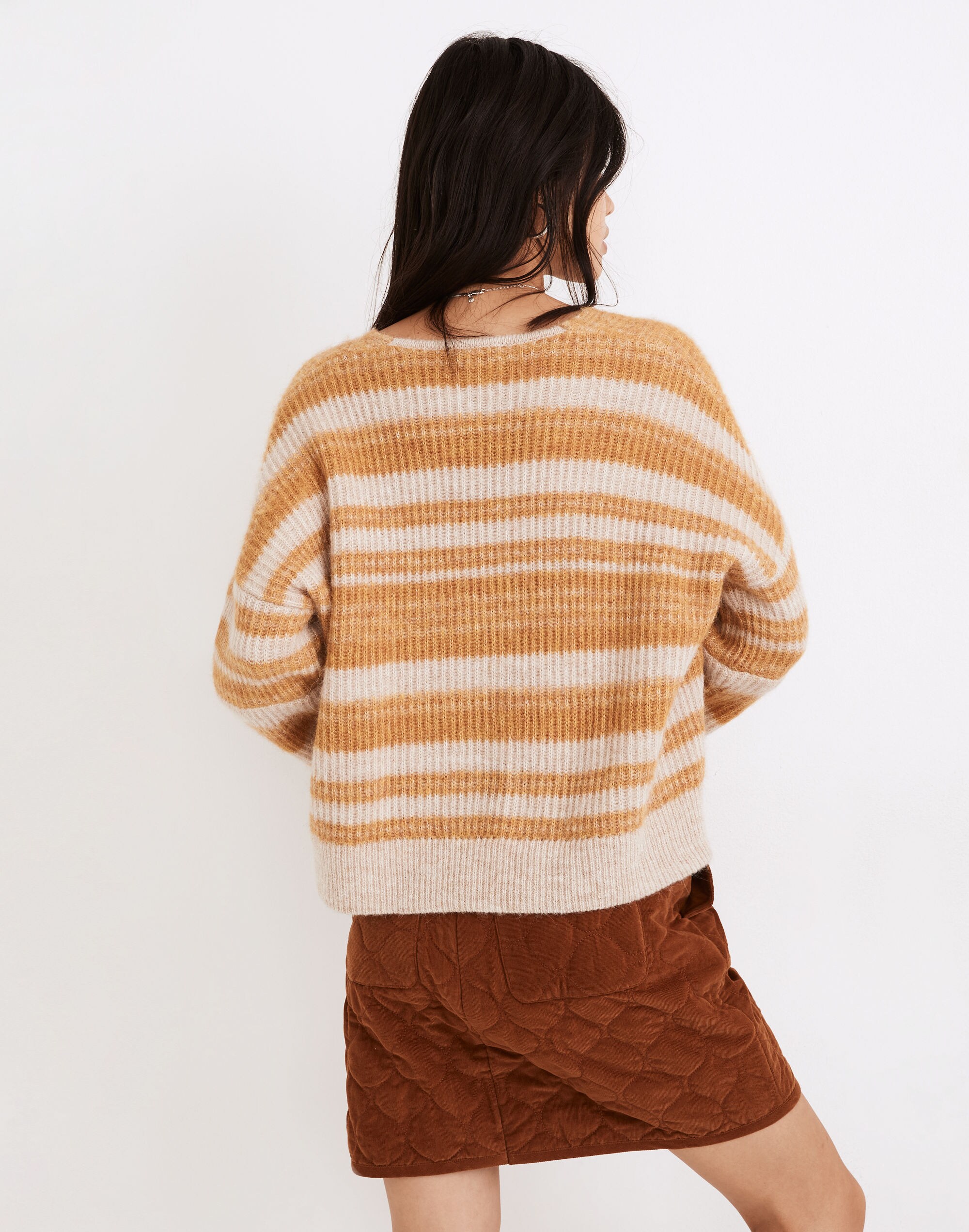 Space-Dyed Staley V-Neck Pullover Sweater