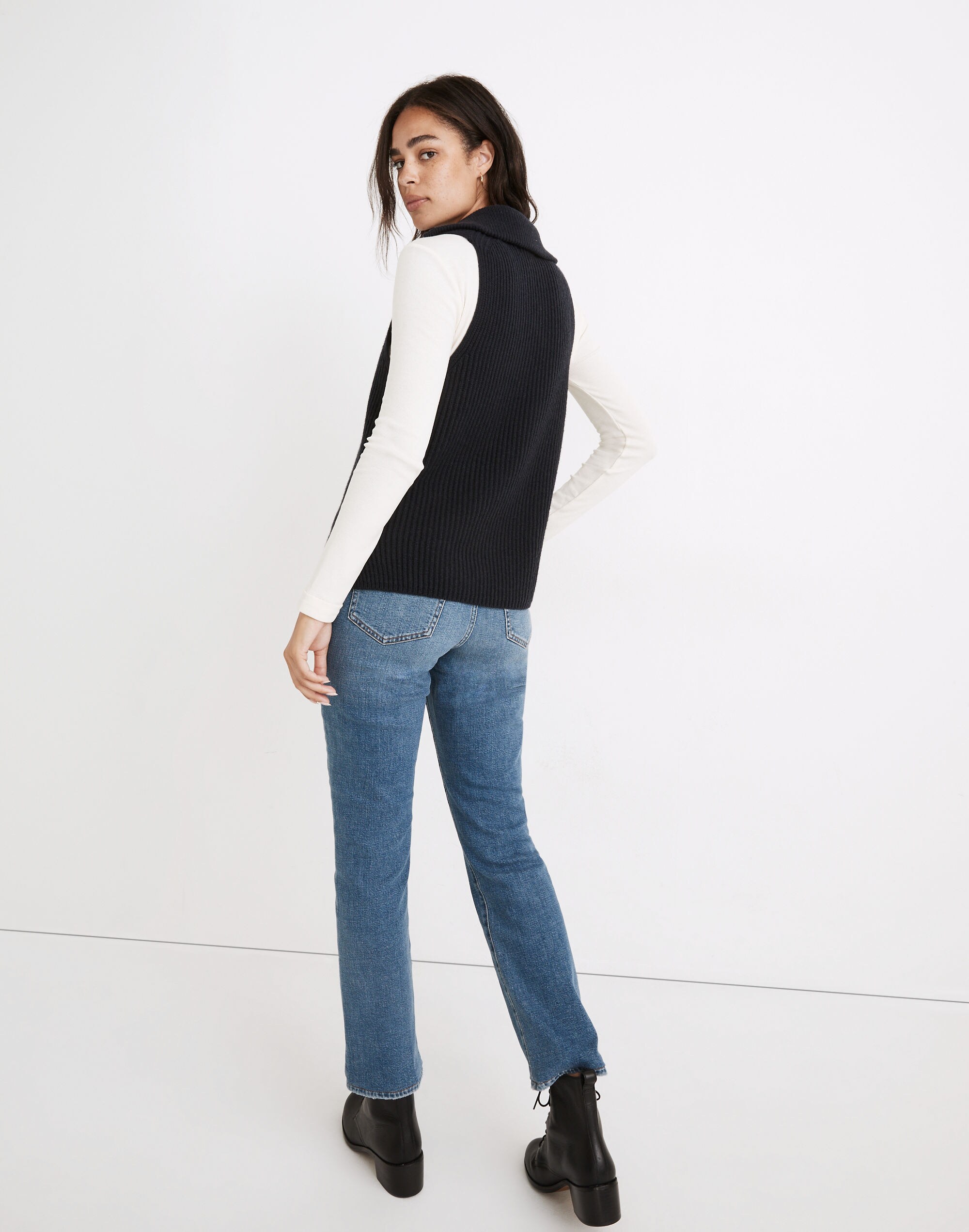 Half-Zip Sweater Vest
