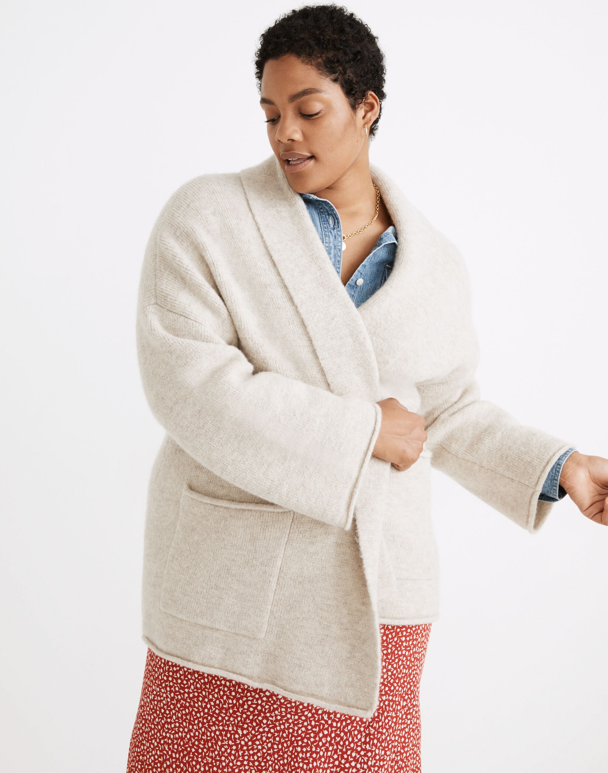 Mclean Shawl-Collar Cardigan Sweater
