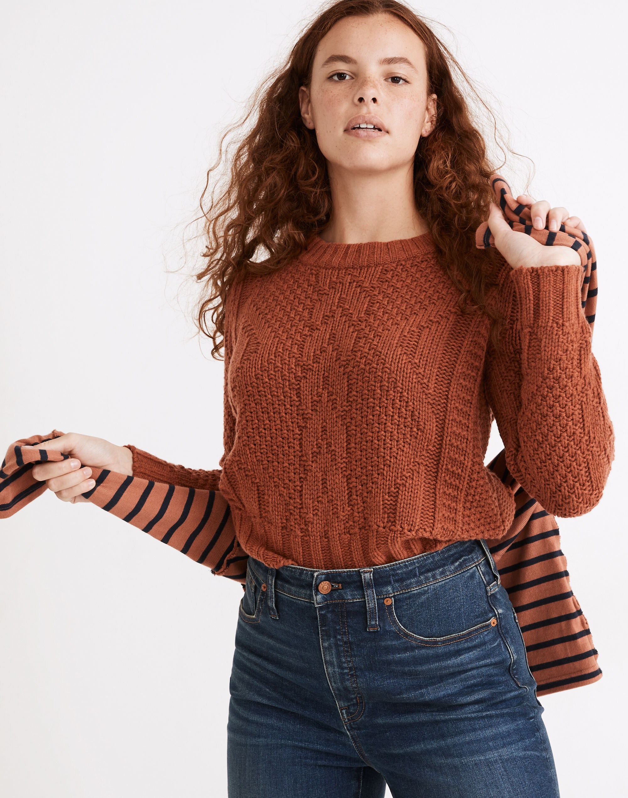 Ridgecrest Cable Pullover Sweater