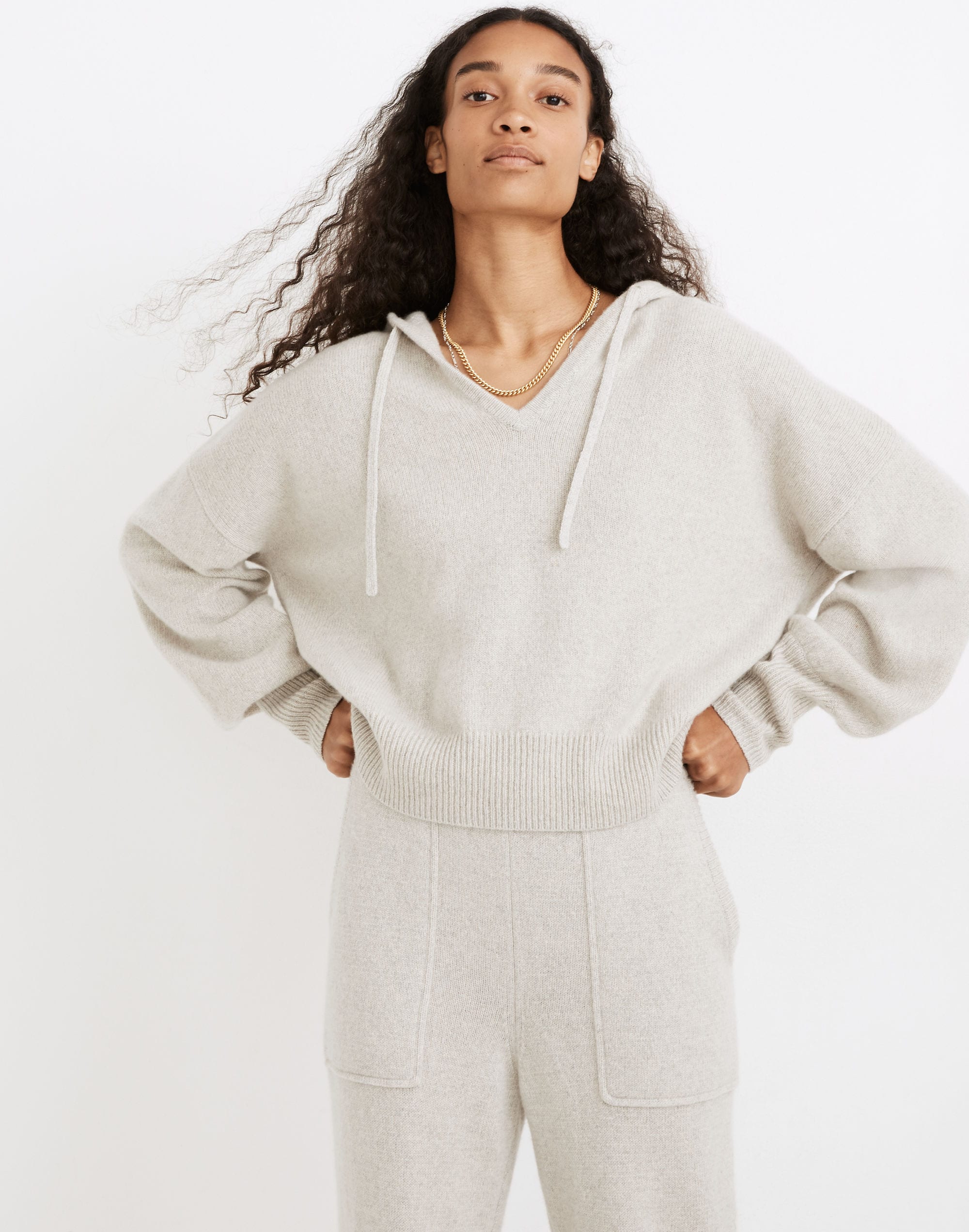 (Re)sourced Cashmere Allendale Hoodie Sweater