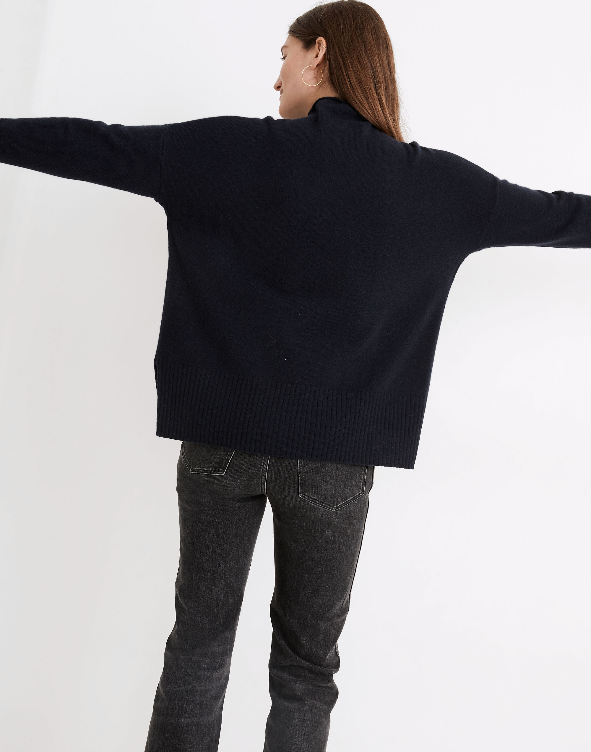 (Re)sponsible Cashmere Mockneck Sweater