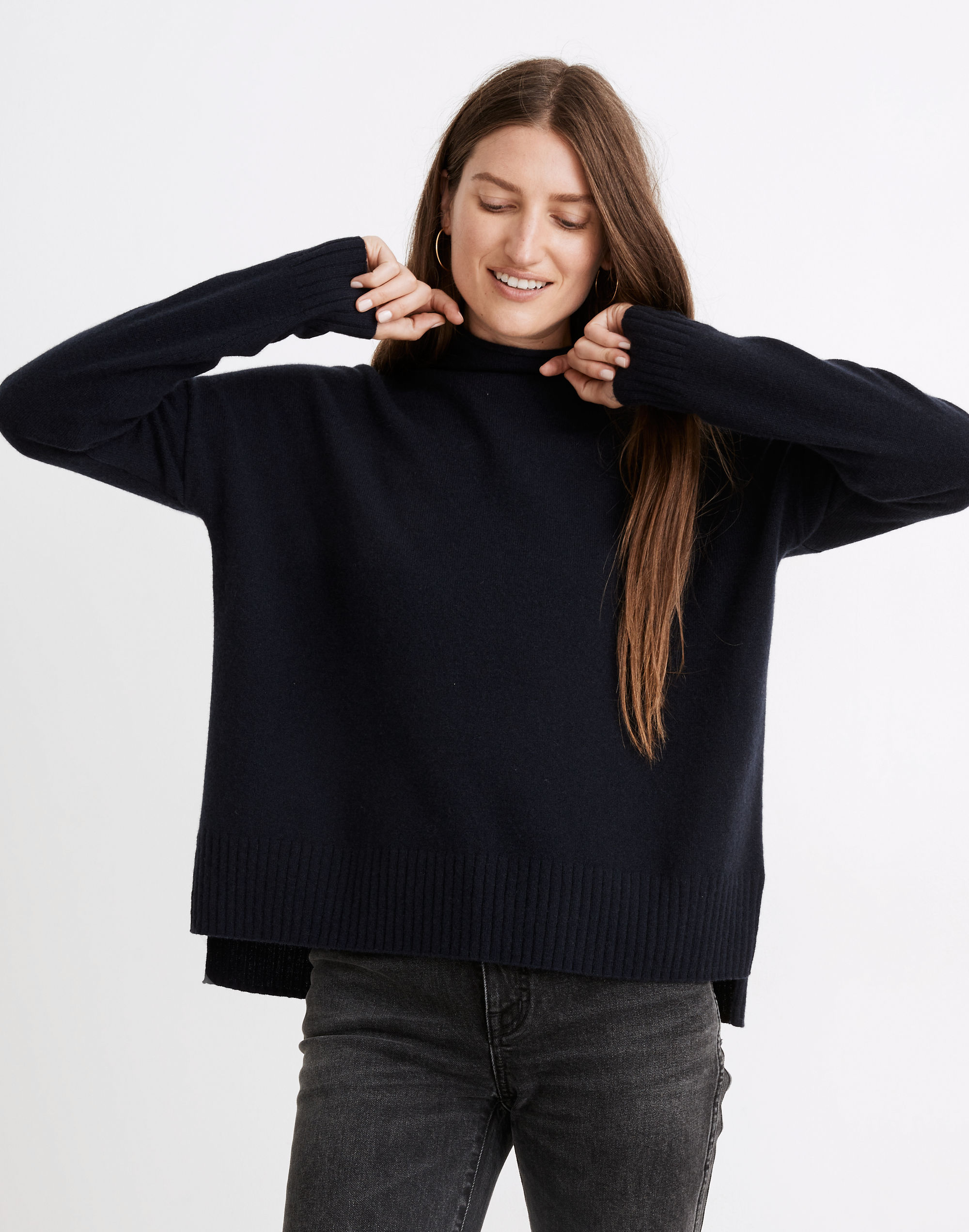 (Re)sponsible Cashmere Mockneck Sweater