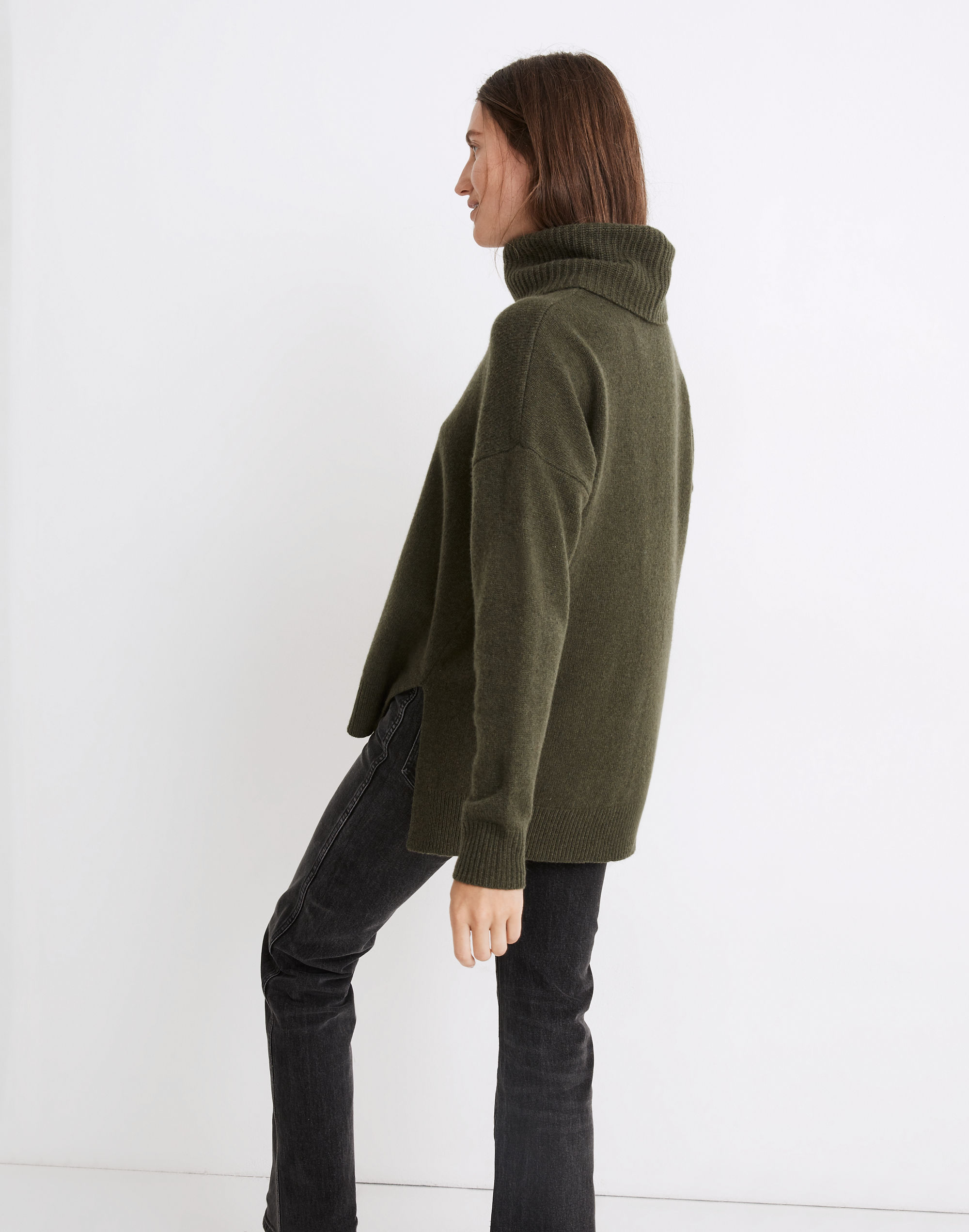 (Re)sourced Cashmere Convertible Turtleneck Sweater