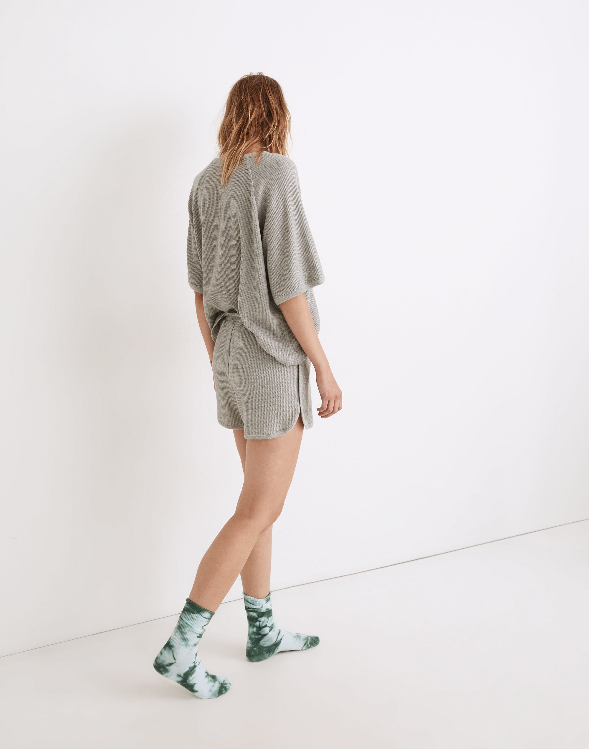 Waffle Knit Pajama Shorts