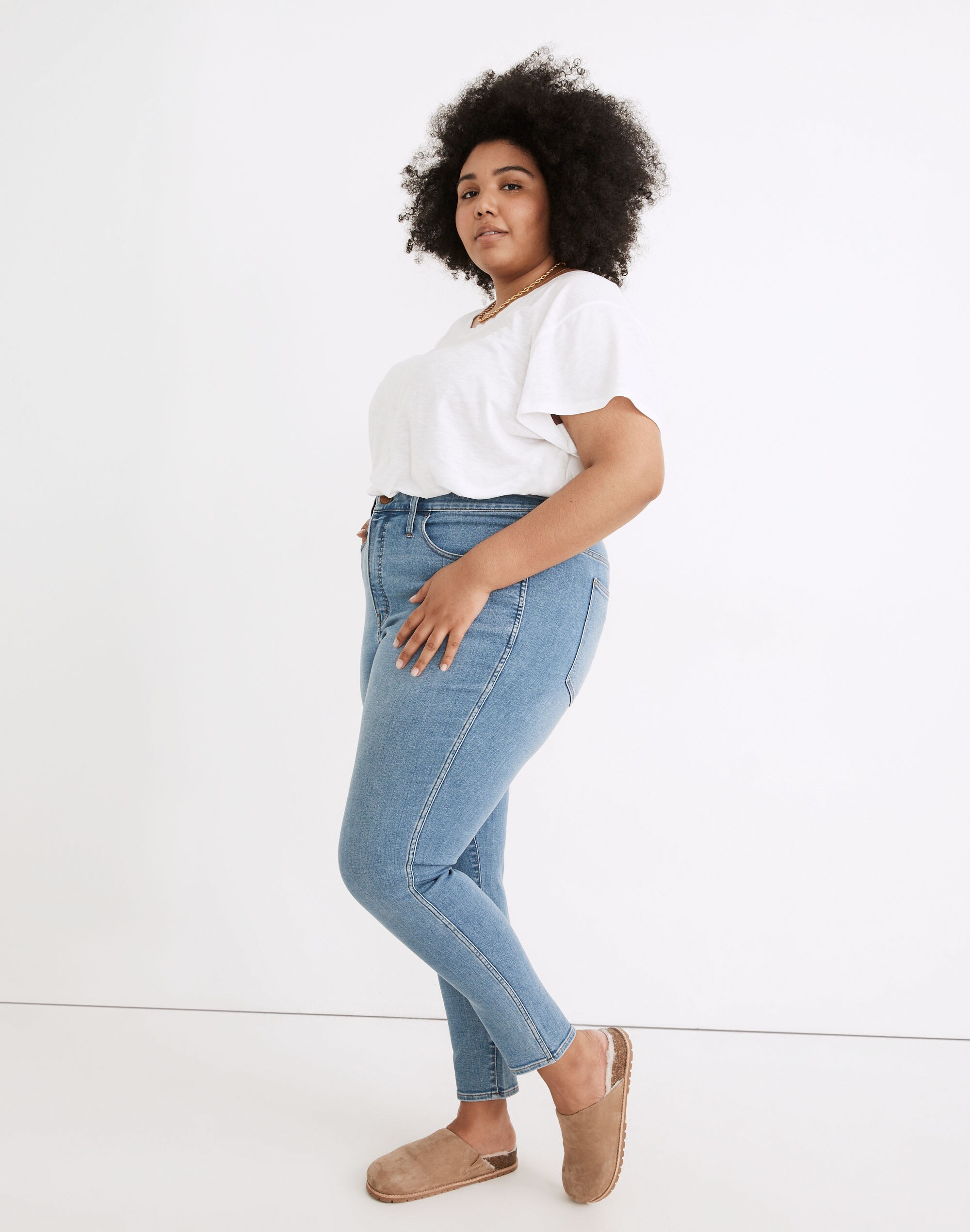 Plus Curvy Roadtripper Authentic Skinny Jeans in Conroe Wash