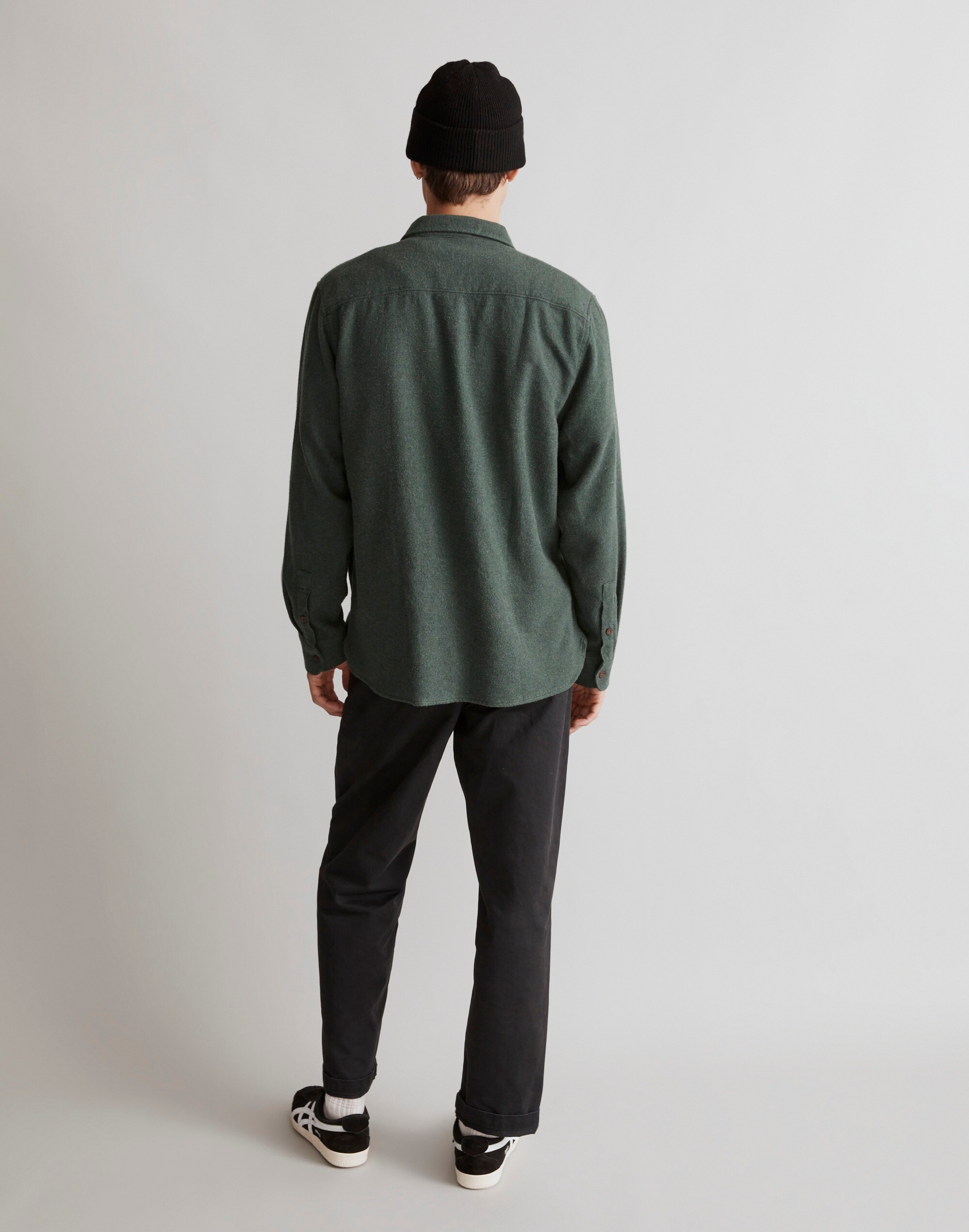 Sunday Flannel Perfect Long-Sleeve Shirt in old spruce image 3