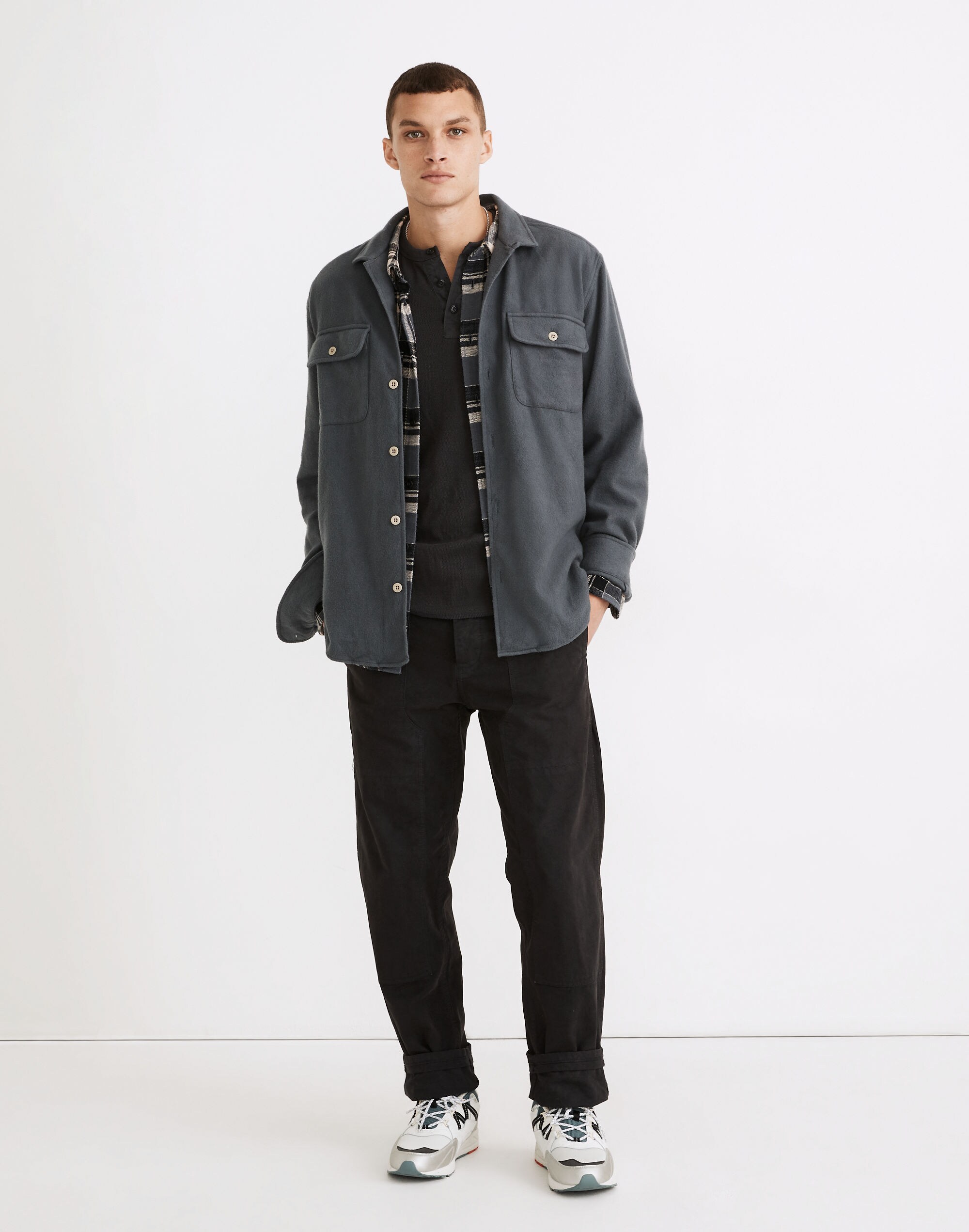 Brushed Twill Easy Shirt-Jacket | Madewell