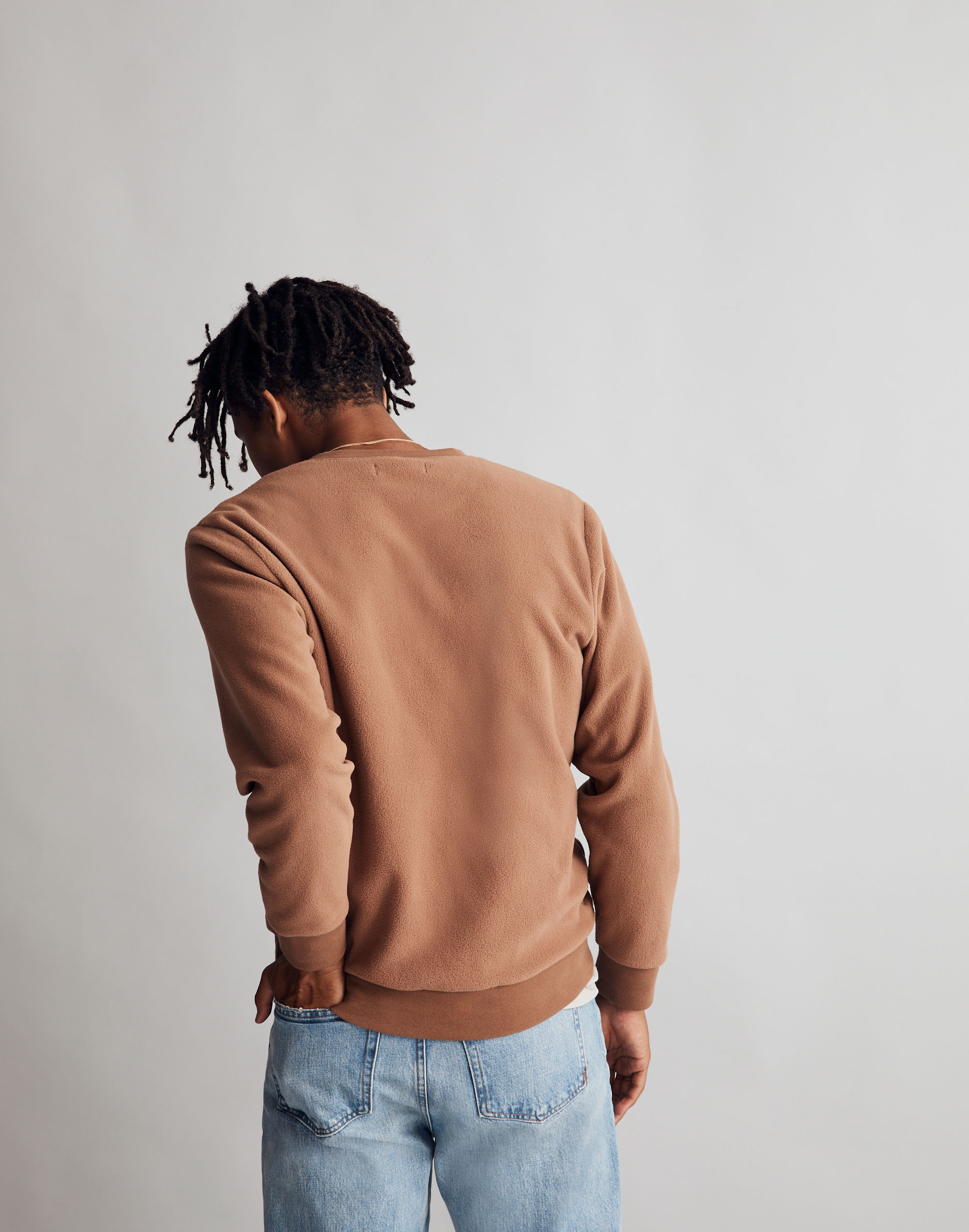 (Re)Sourced Fleece Henley Tee