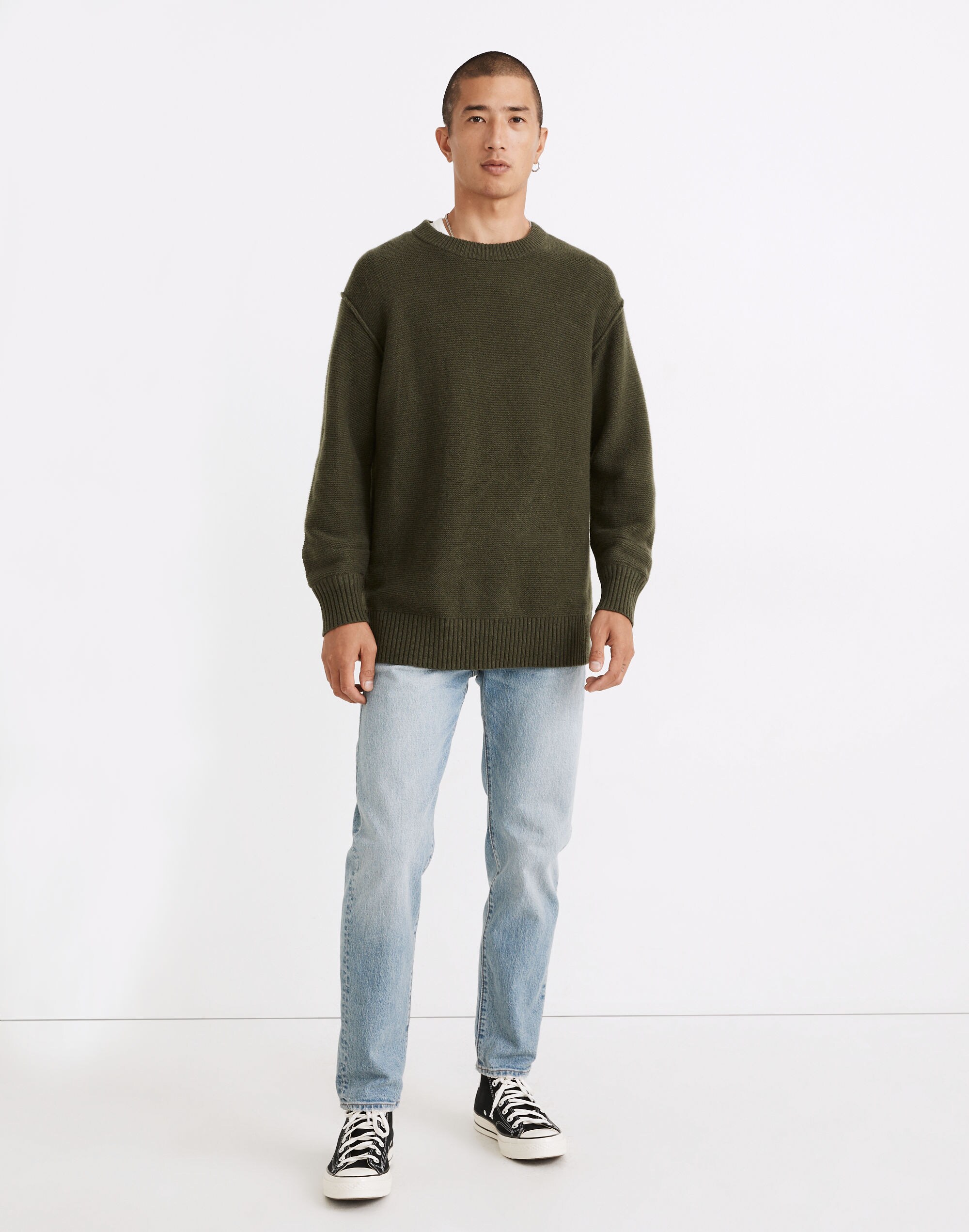 (Re)sourced Cashmere Donegal Sweater