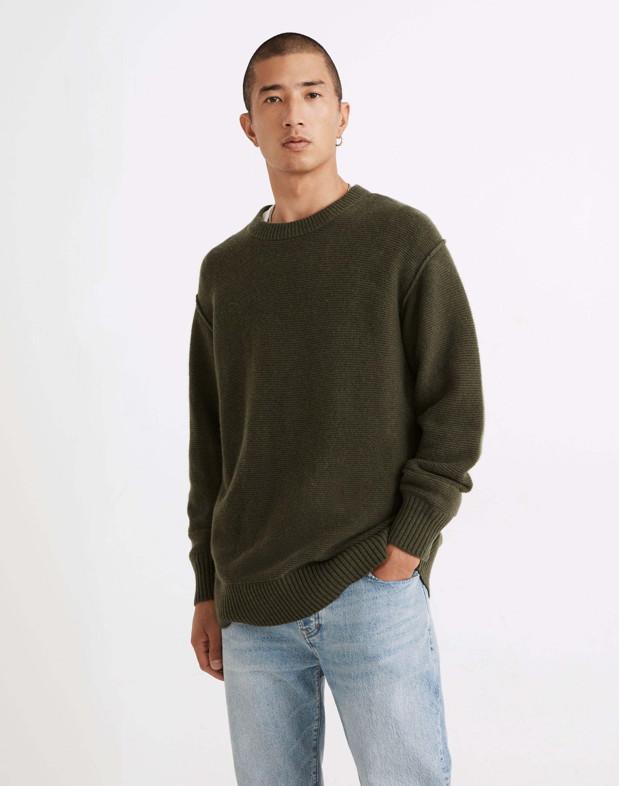 (Re)sourced Cashmere Donegal Sweater
