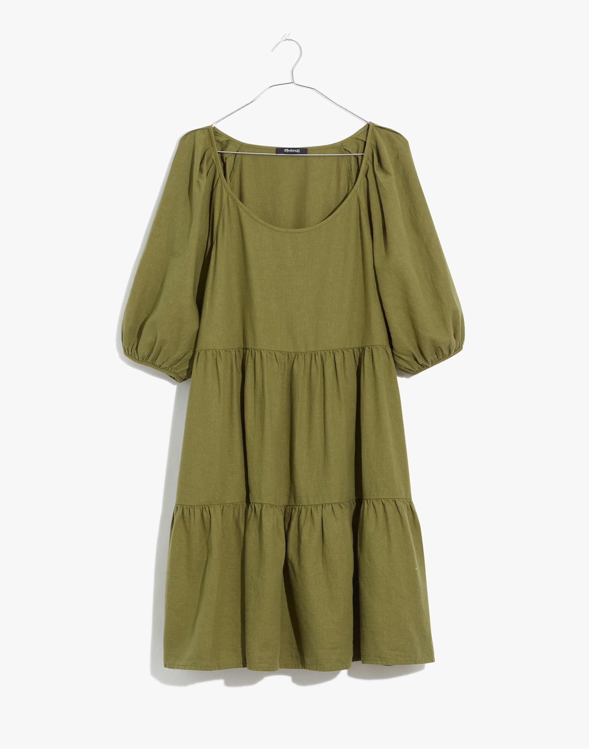 (Re)sponsible Puff-Sleeve Mini Dress