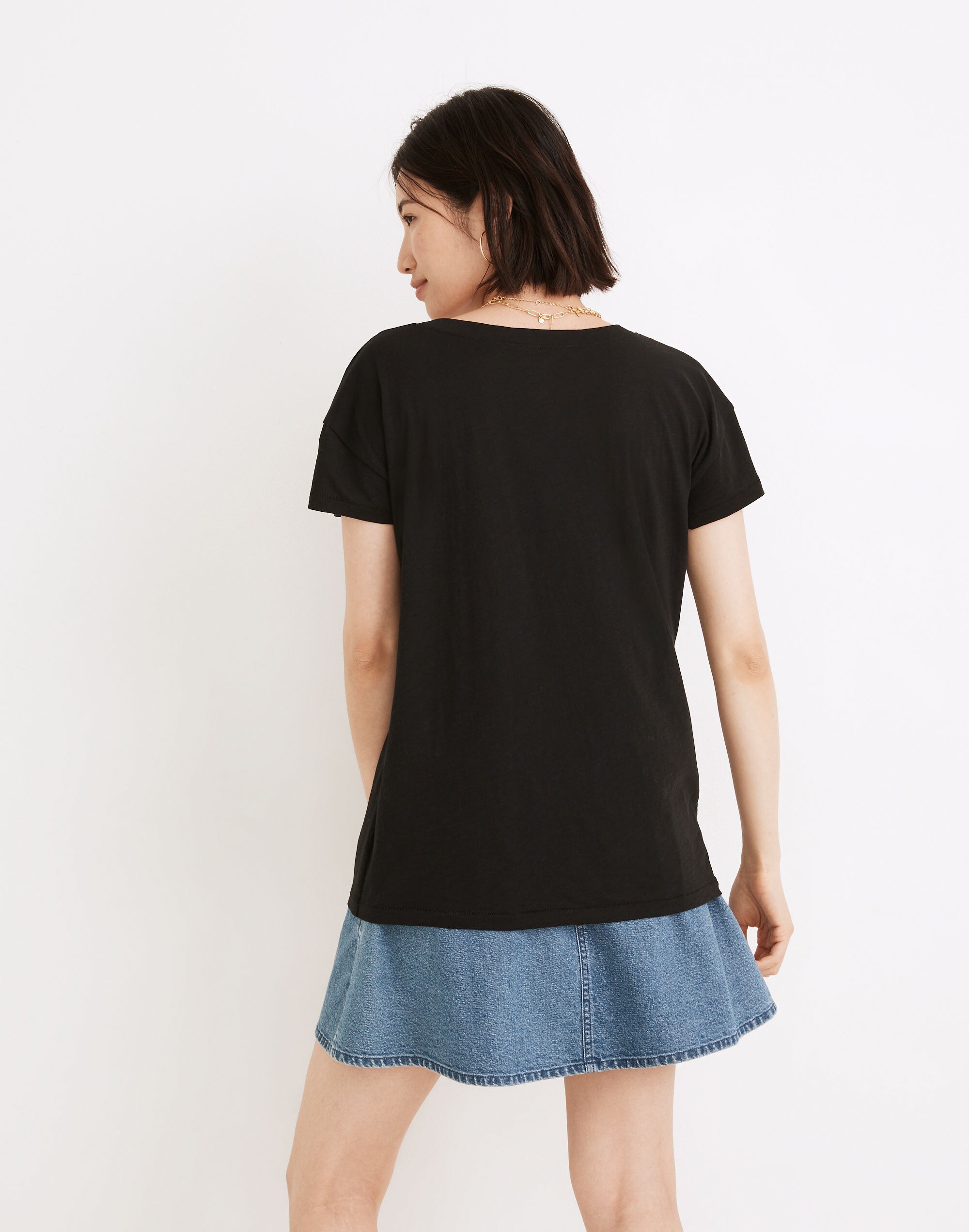 Whisper Cotton Scoopneck Tee