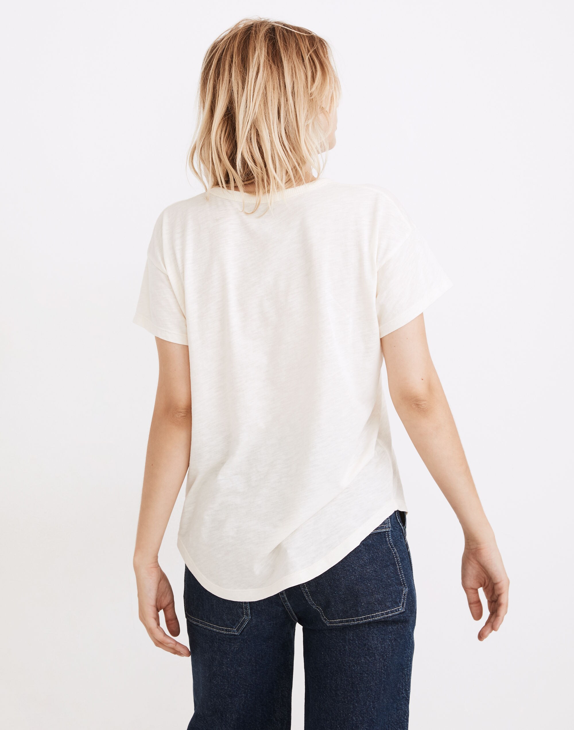 Perfect Picnic Graphic Whisper Cotton Rib-Crewneck Tee