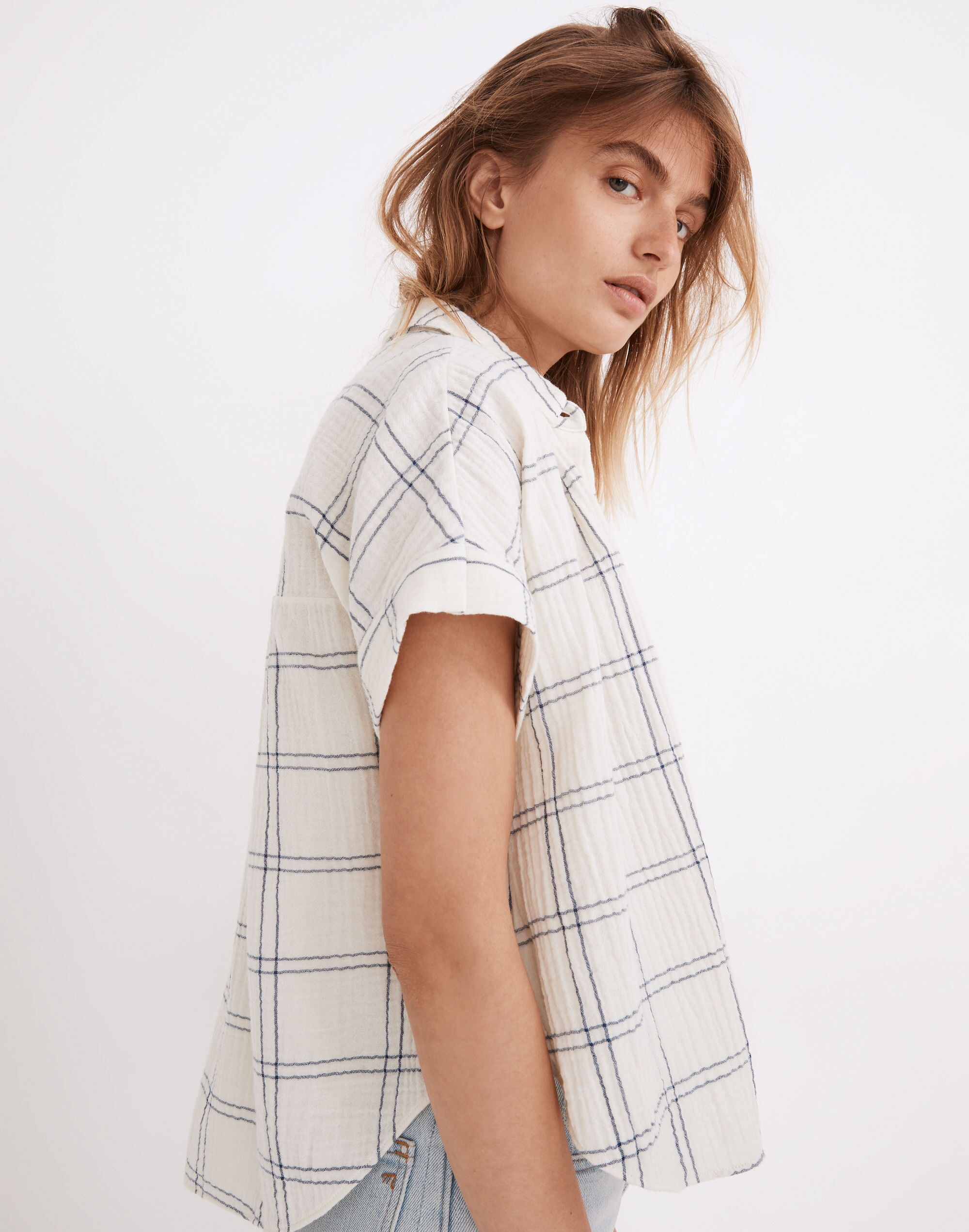 Lightspun Hilltop Shirt in Windowpane