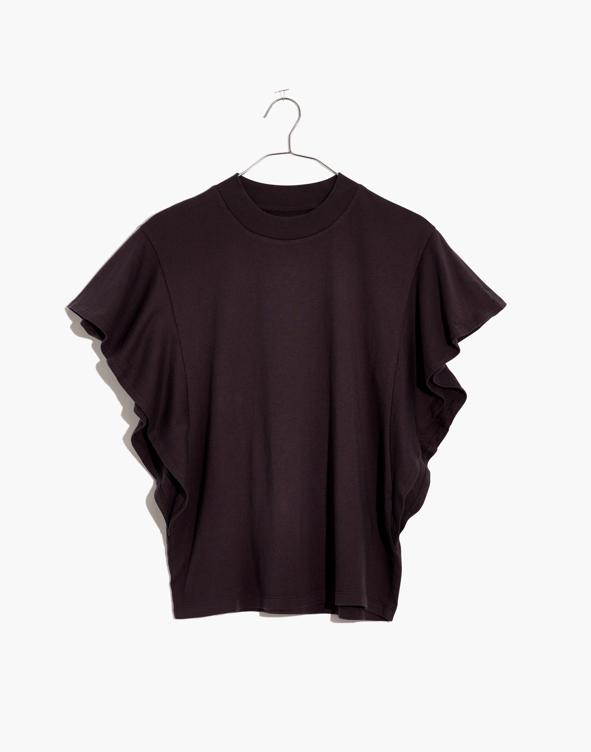 (Re)sourced Cotton Flutter-Sleeve Tee