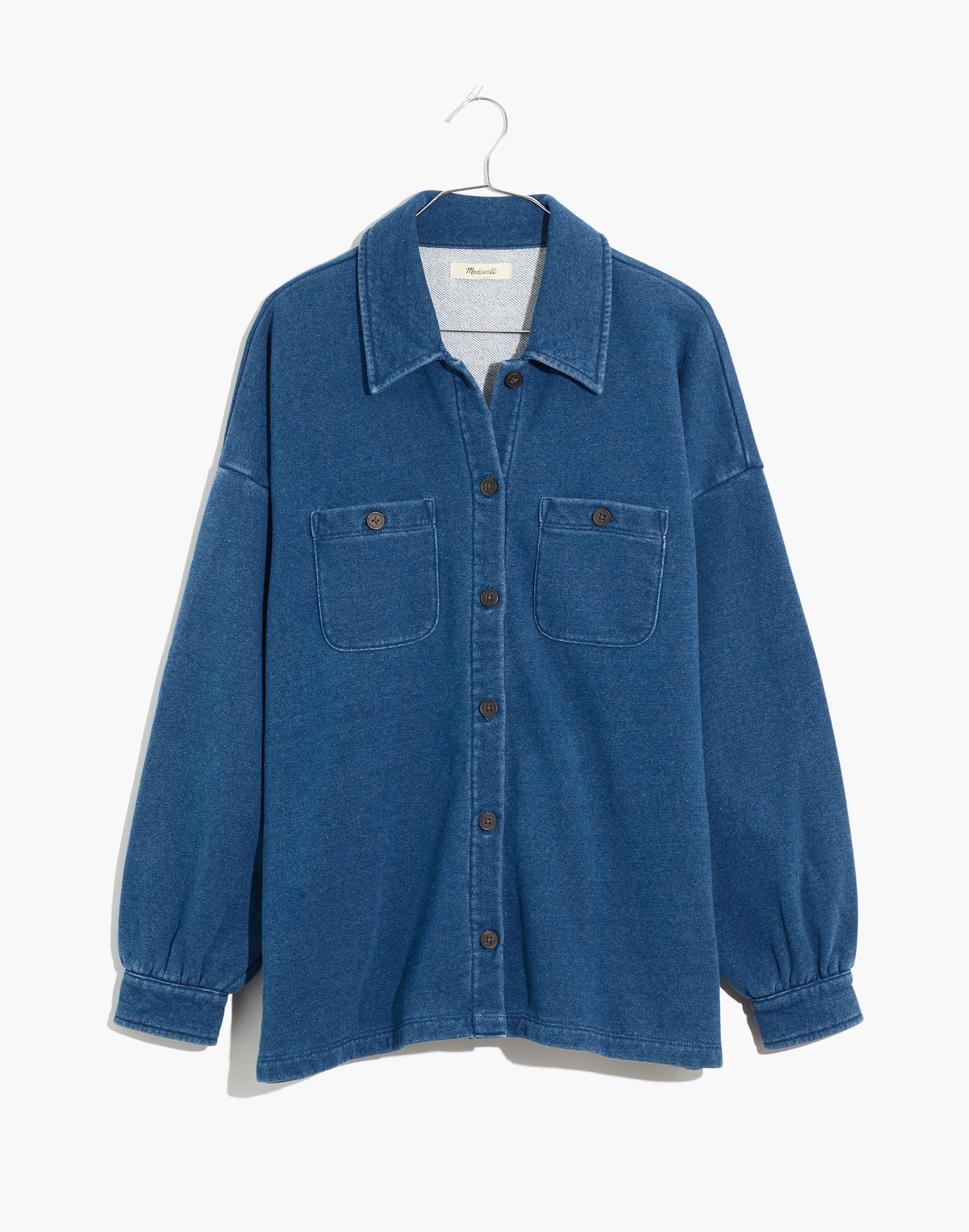 Indigo Terry Shirt-Jacket