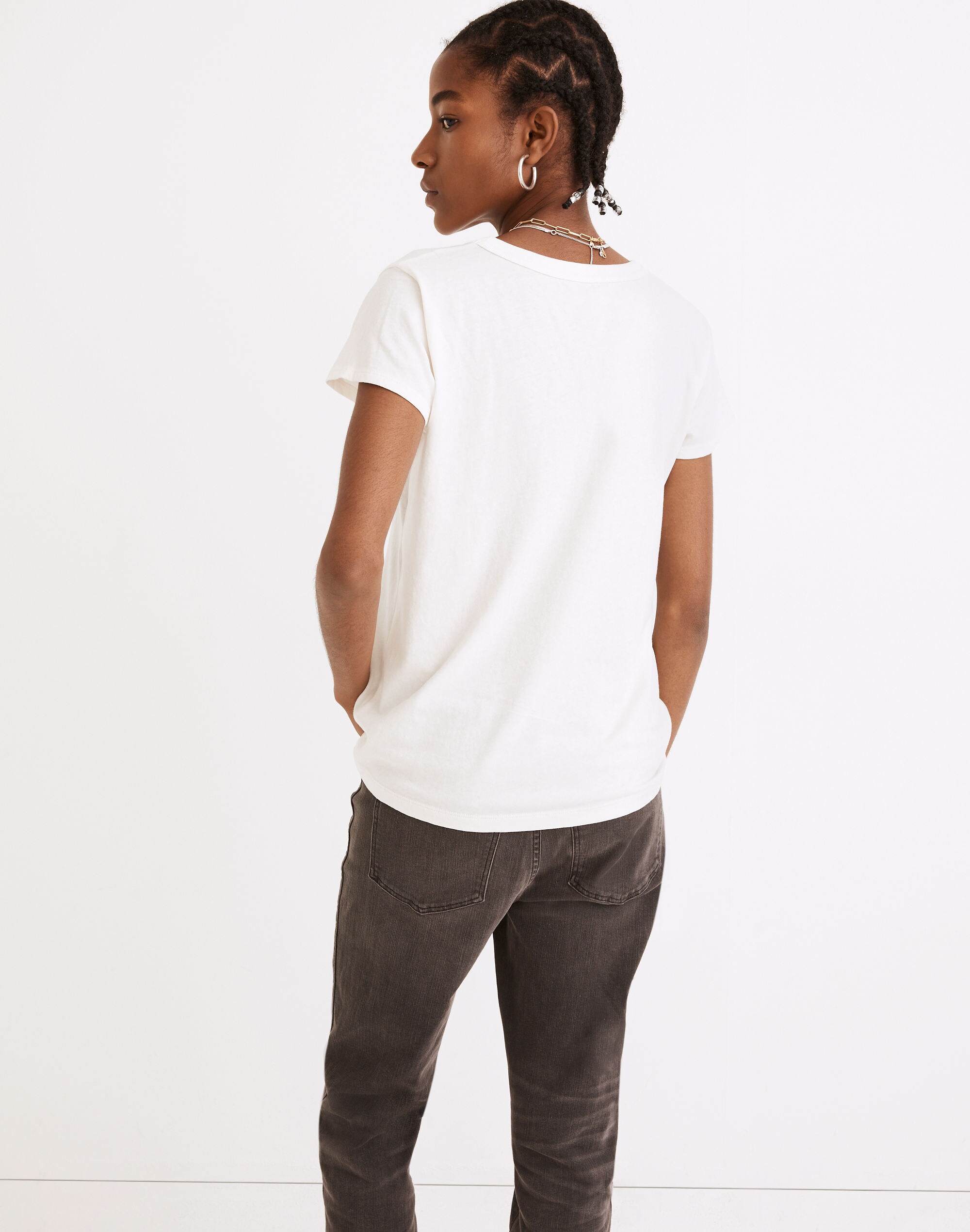 Cloud Graphic Softfade Cotton Tee