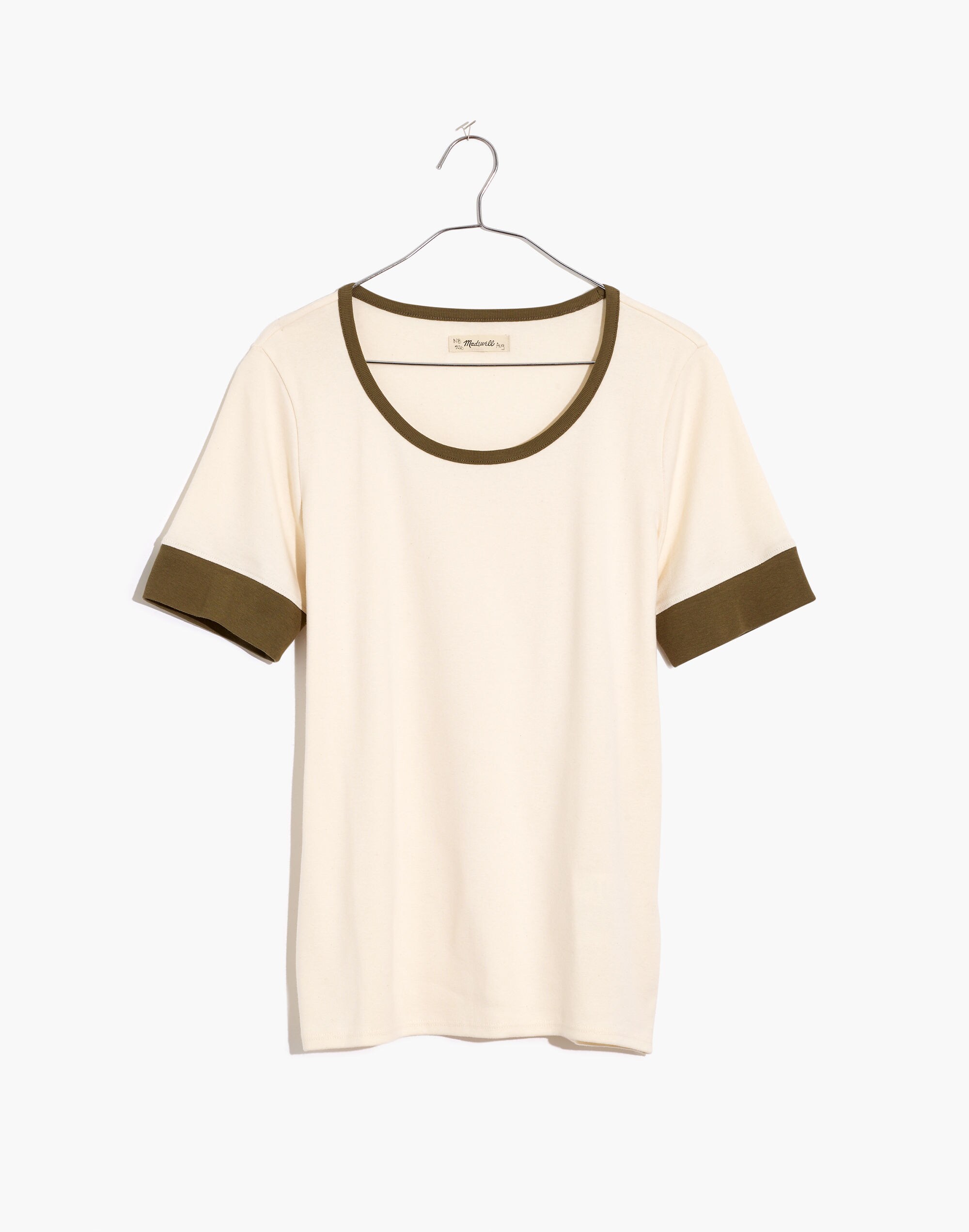 Ringer Elbow-Sleeve Tee
