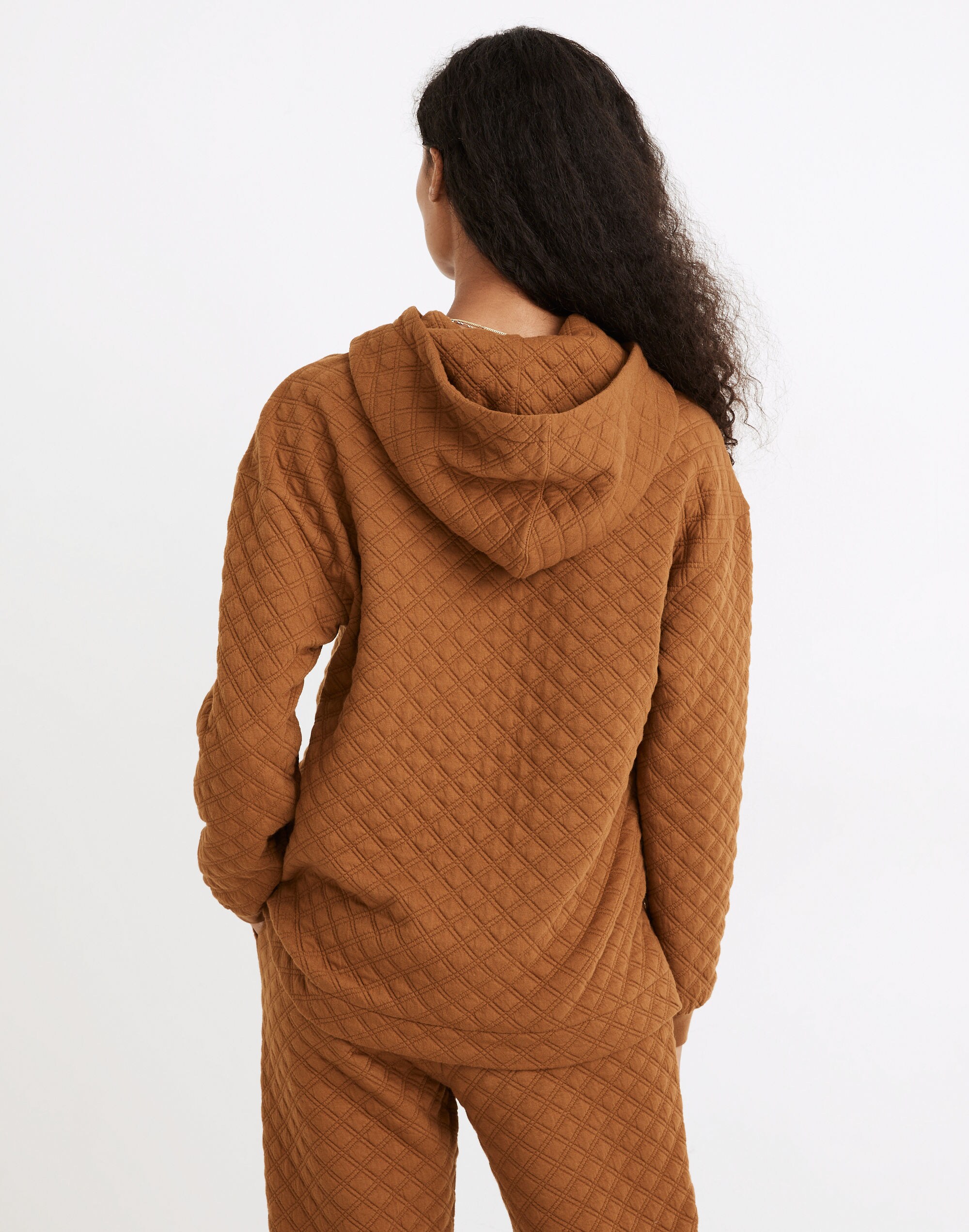 (Re)sourced Quilted Hoodie Sweatshirt