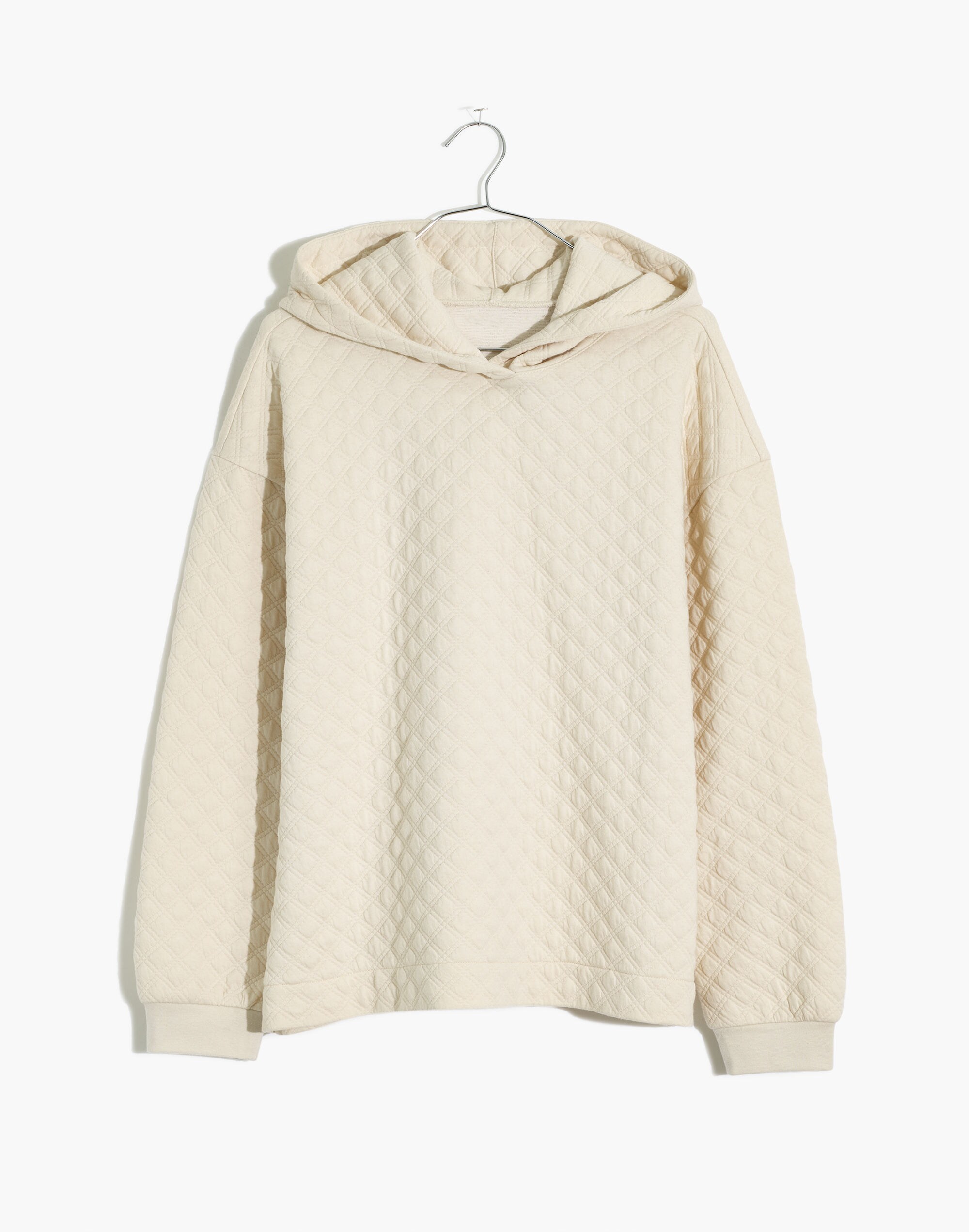 (Re)sourced Quilted Hoodie Sweatshirt