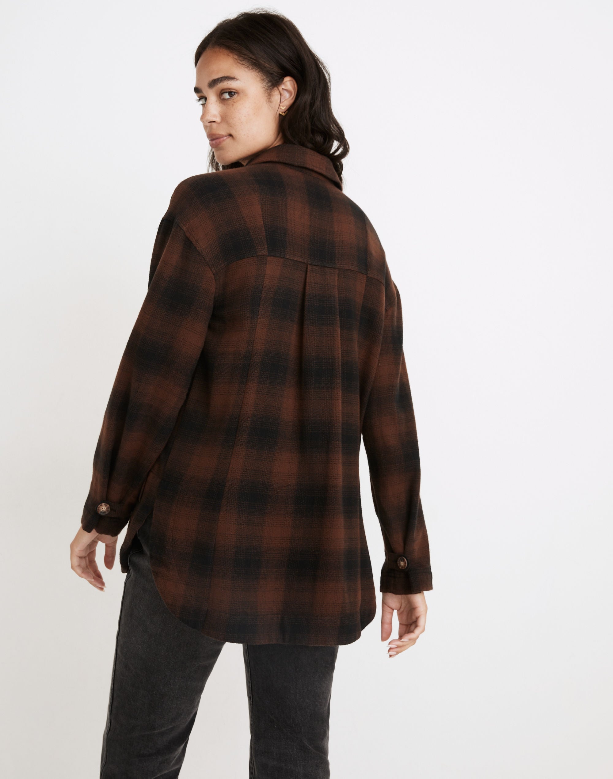 Flannel Shirt-Jacket in Gelston Plaid