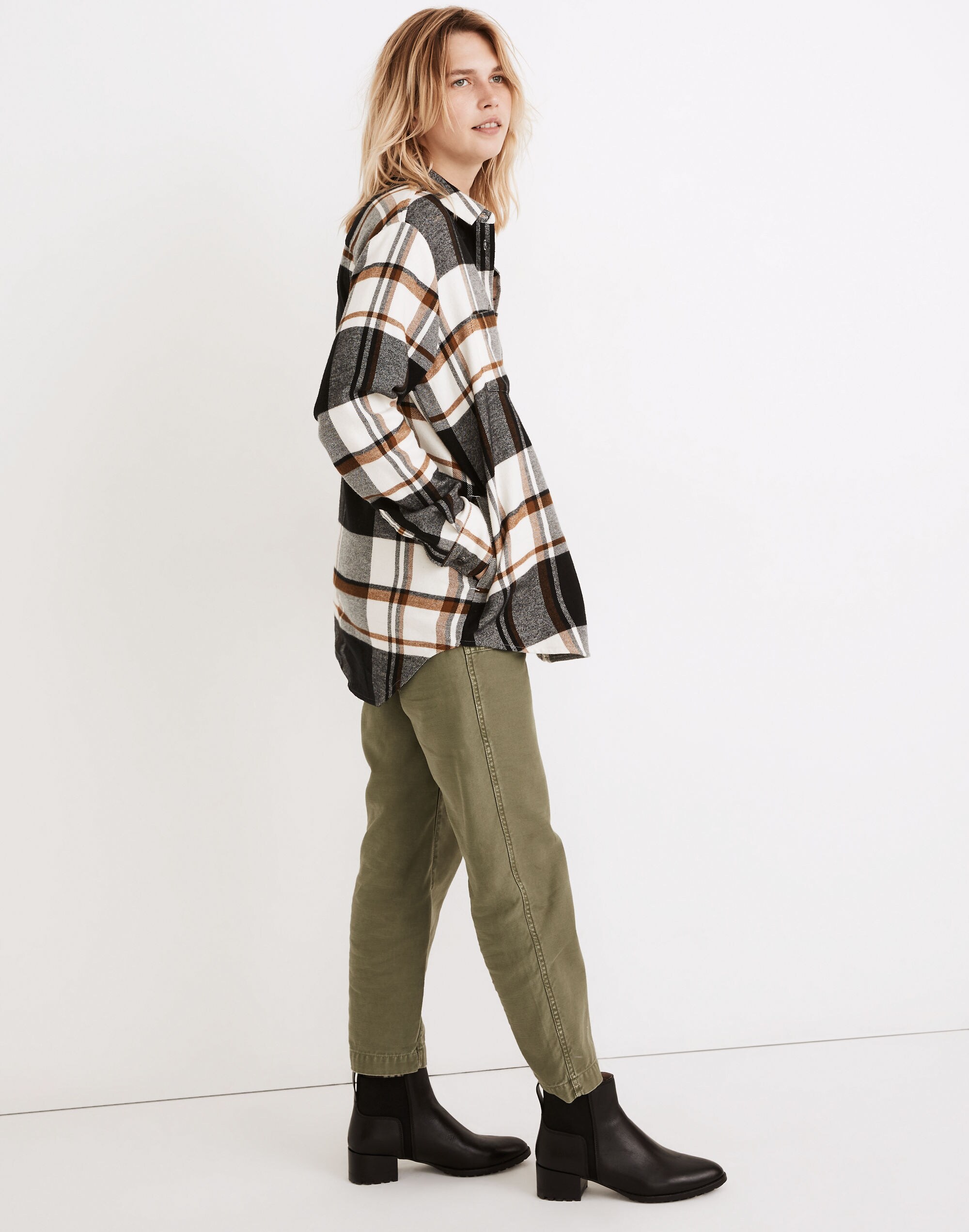 Flannel Sunday Shirt in Bromley Plaid