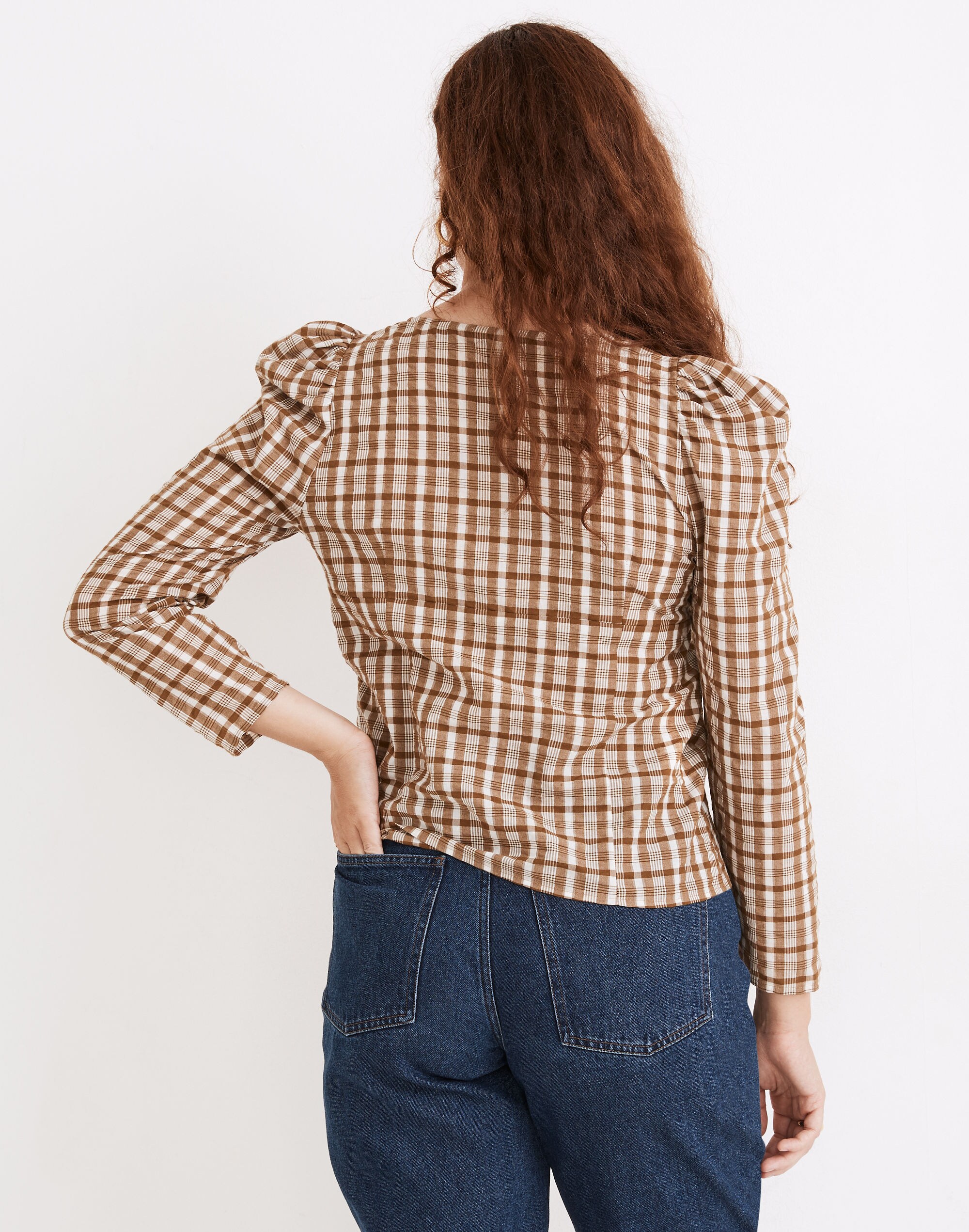 Westover Top in Sandown Plaid